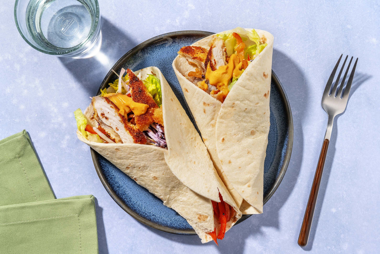 Wrap met krokante kip