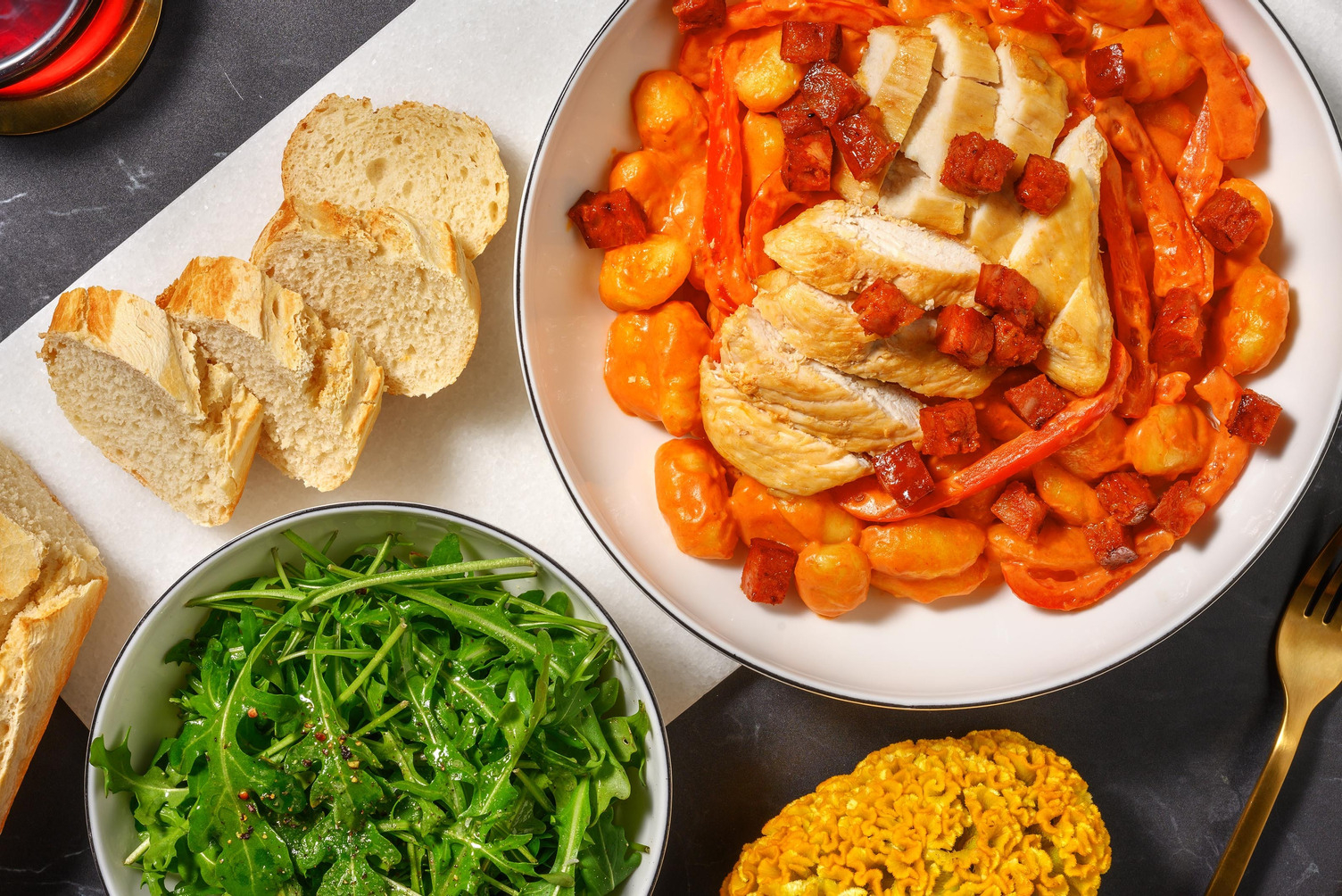 Cajun Inspired Chicken and Chorizo Gnocchi