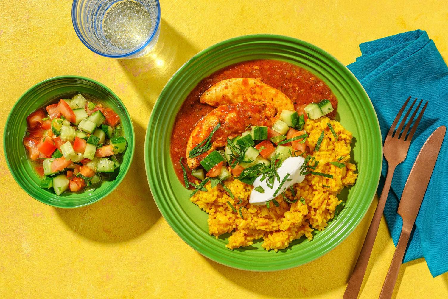 Curry de poulet façon jalfrezi