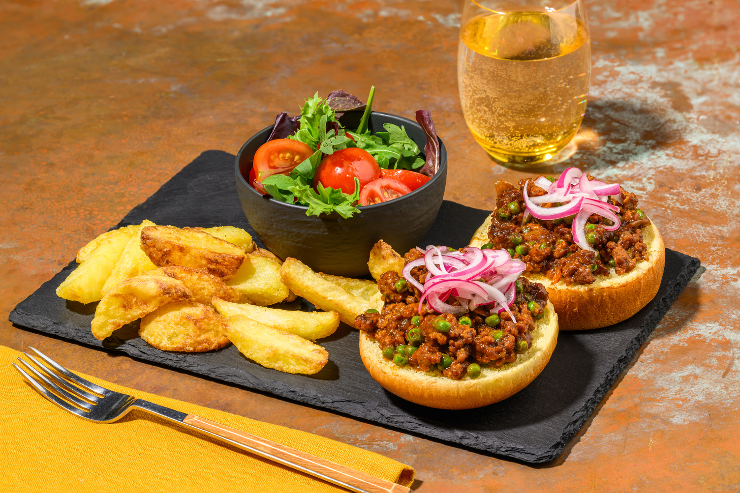 Mumbai Street Style Lamb Keema Pav