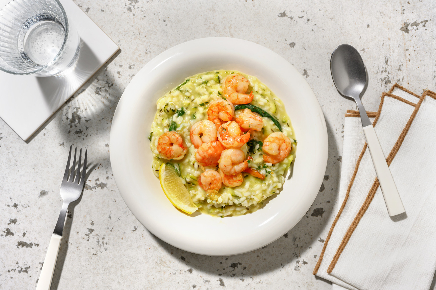 Lemon & Thyme Prawn Risotto