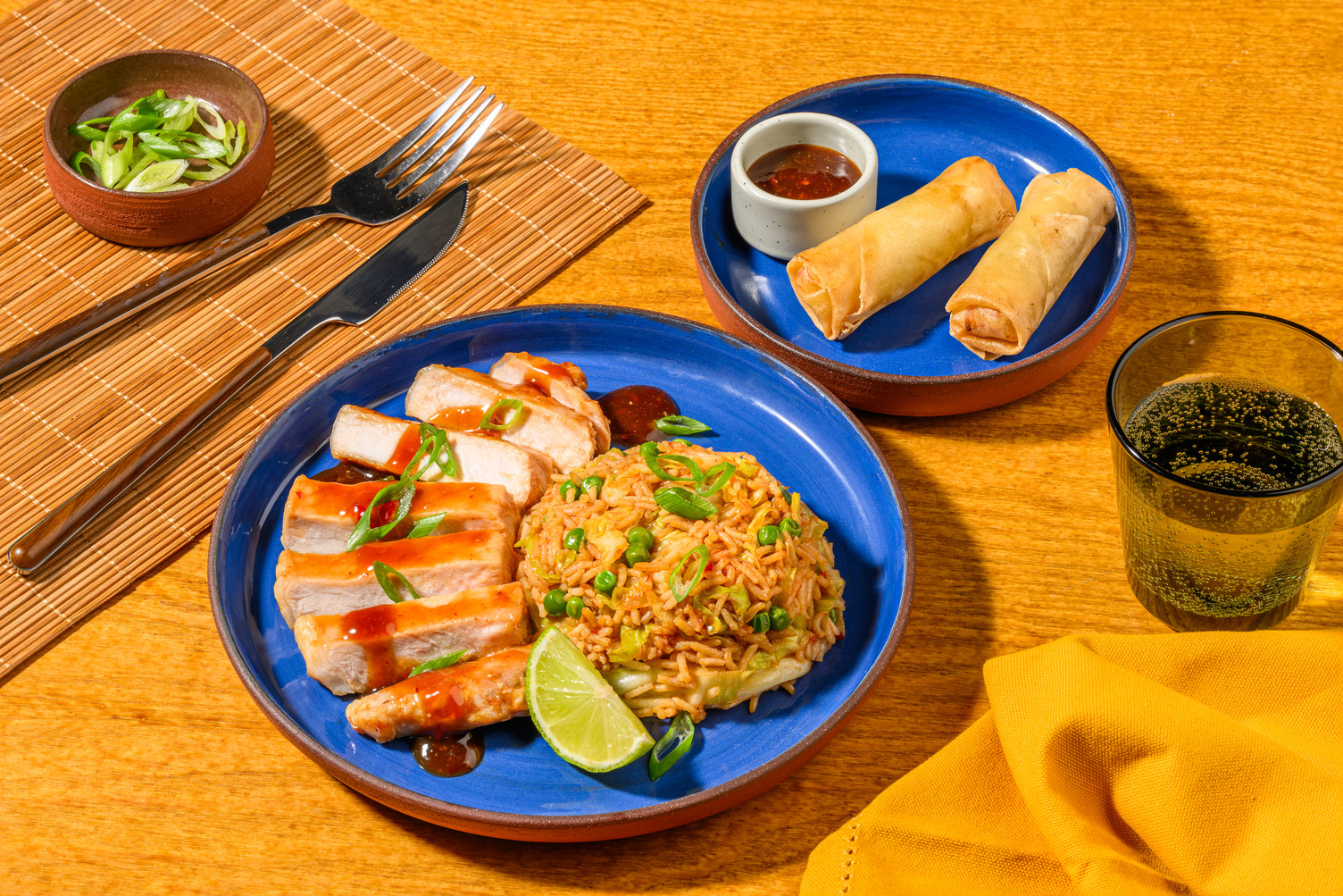 Vietnamese Inspired Chilli Pork Steak and Com Chein