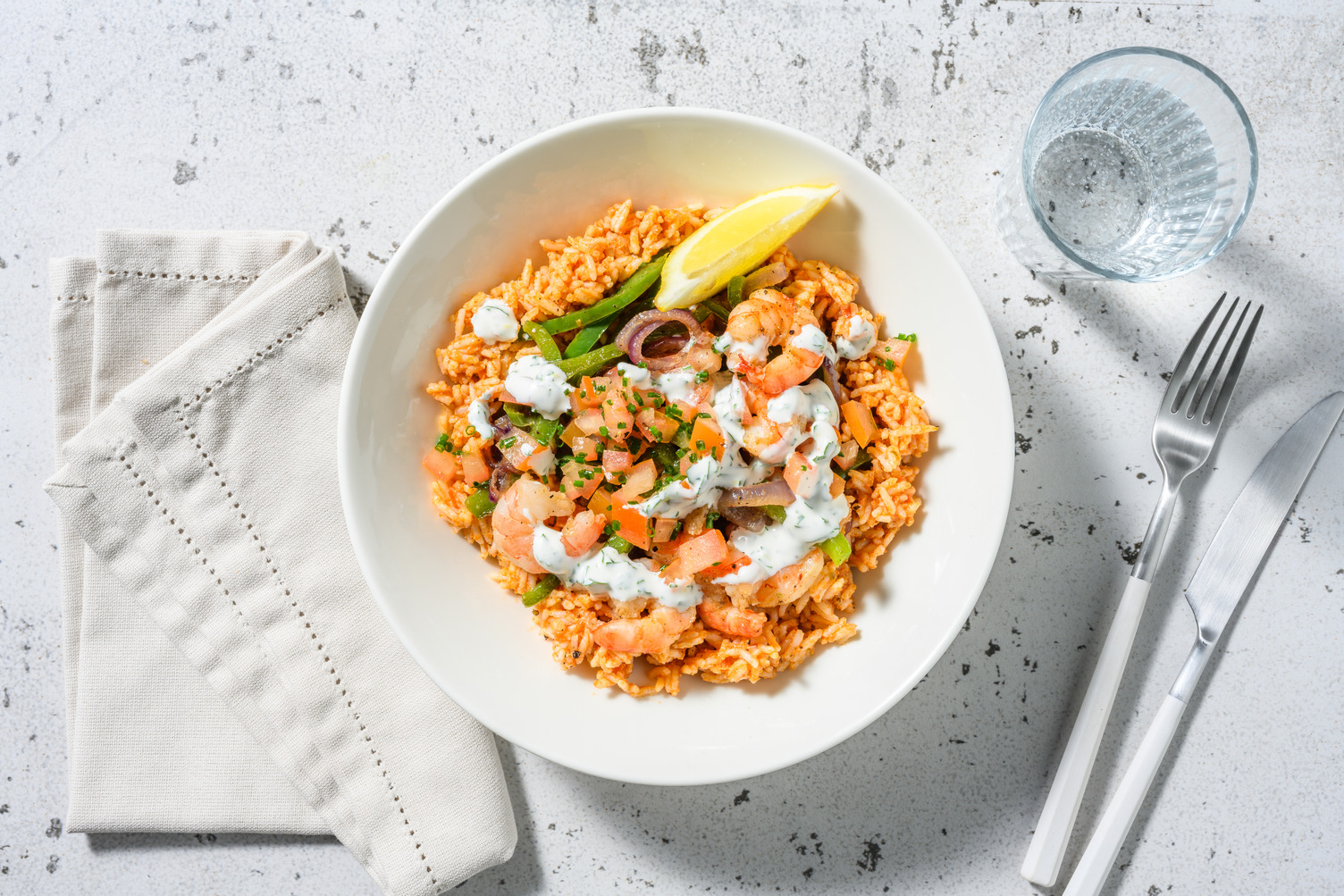 Piri Piri Riesencrevetten mit Tomatensalsa