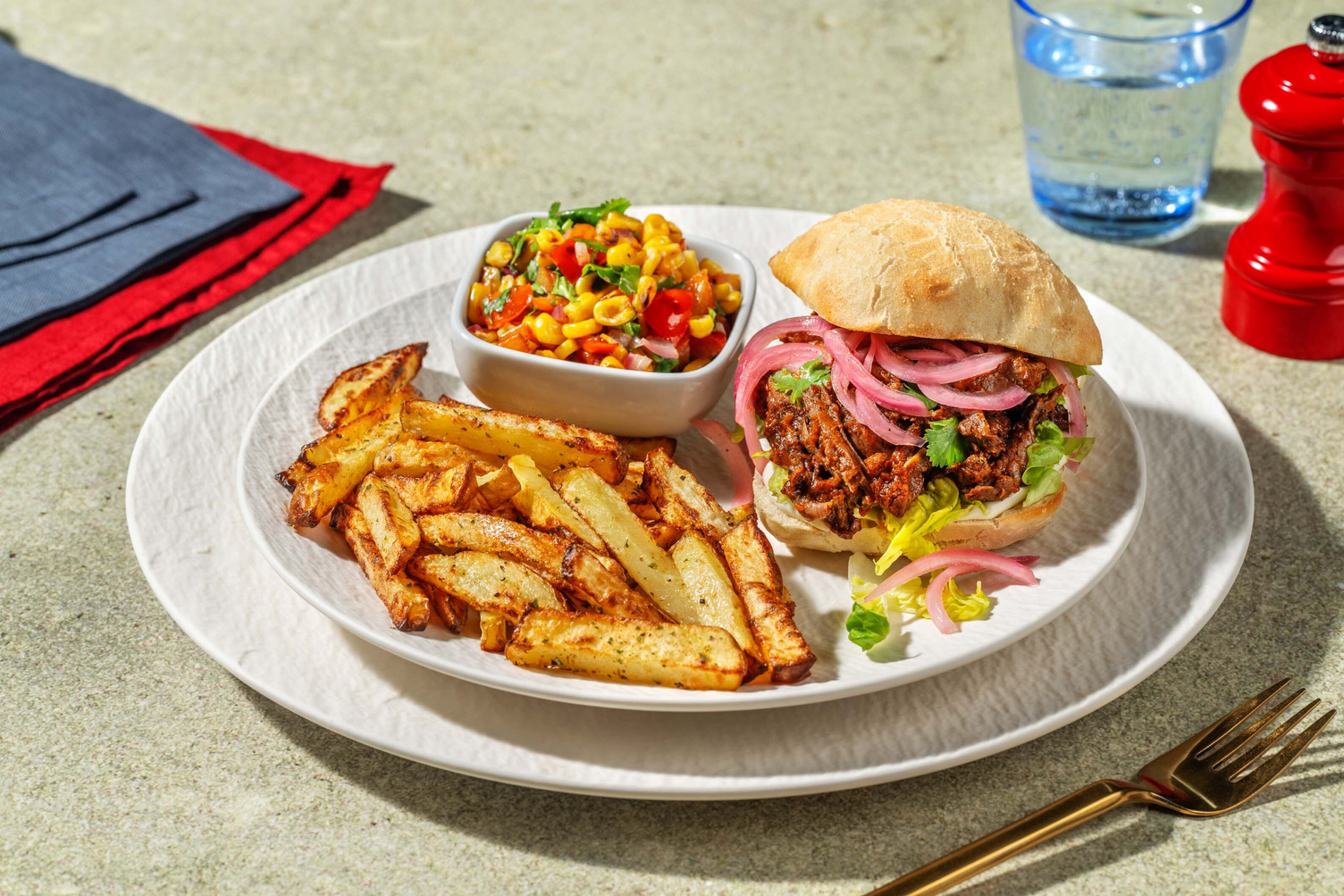 Smoky Asado Inspired Pulled Beef Sando