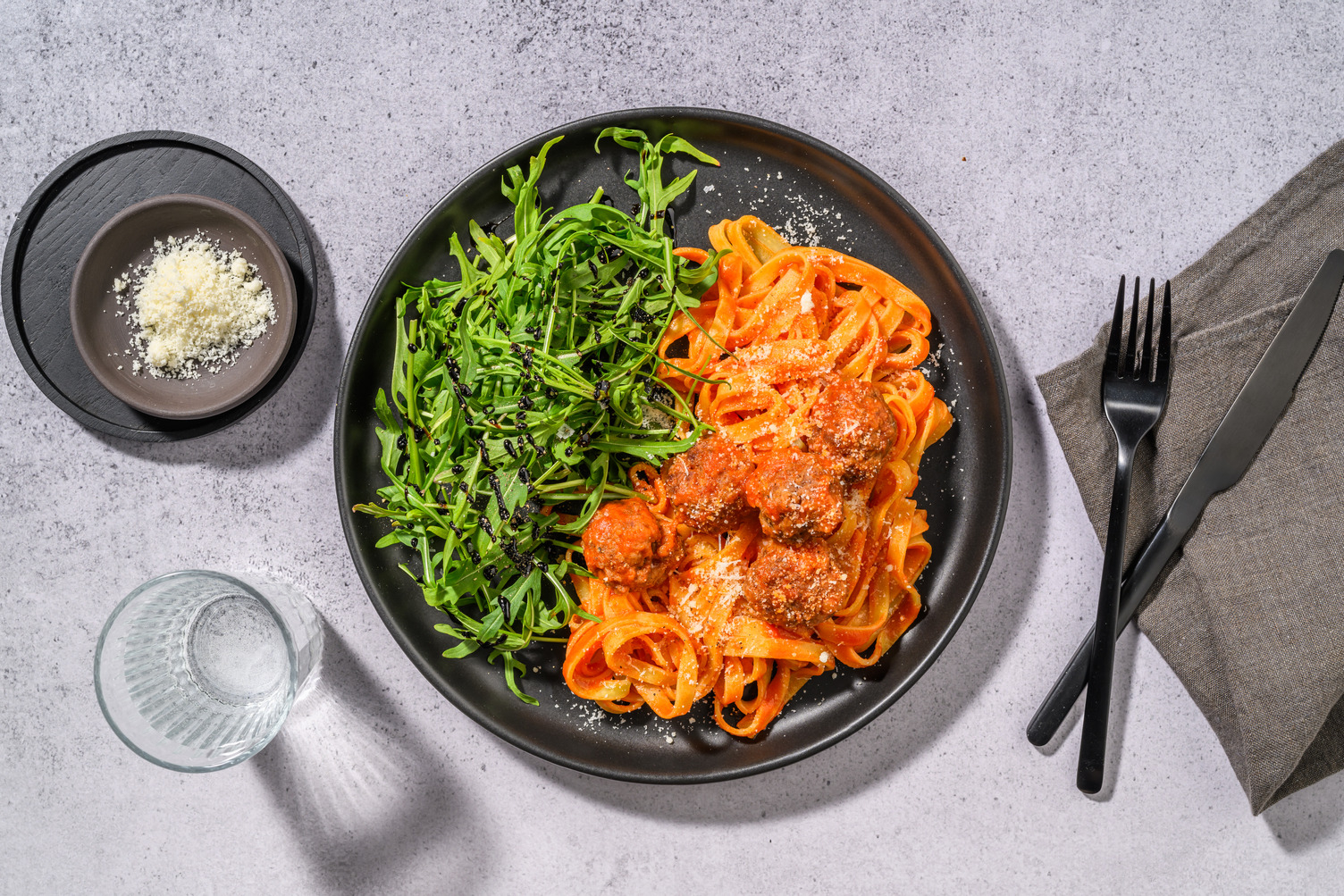 Ultimate Tagliatelle and Meatballs