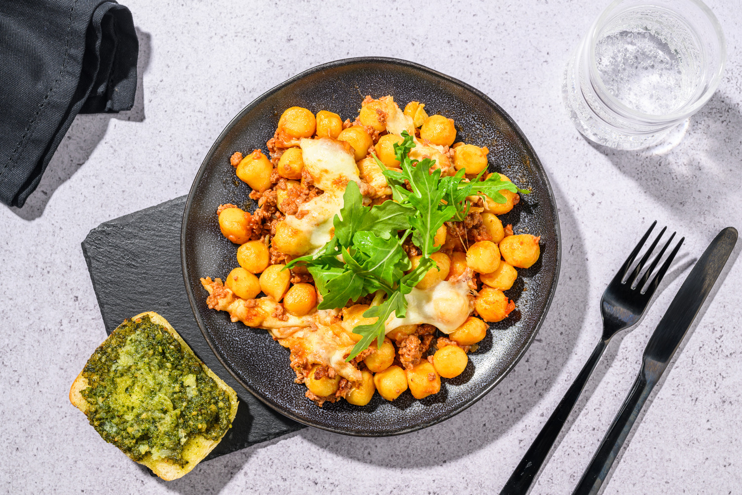 Ultimate Cheesy Bolognese Gnocchi Bake 