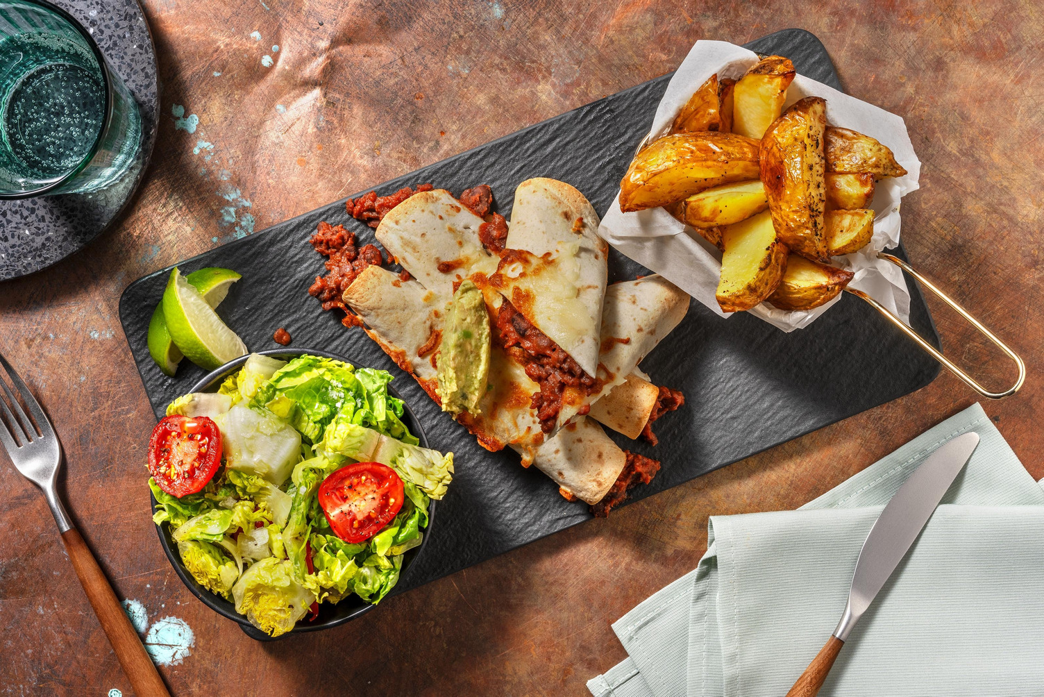 Black Bean Chipotle Enchiladas