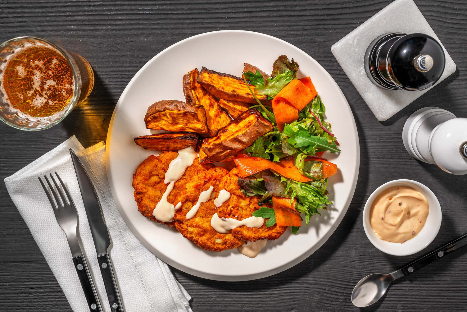 Thai Style Crab Cakes and Sweet Chilli Sauce