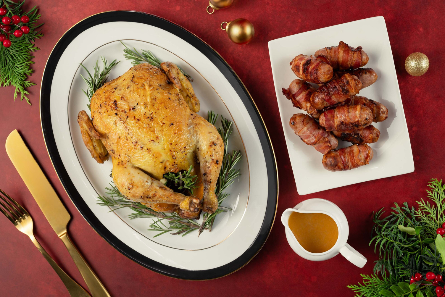 Festive Rosemary Roast Chicken