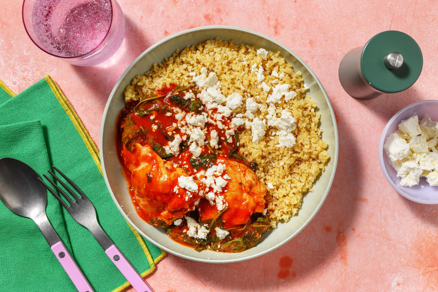 Greek Inspired Chicken Thighs