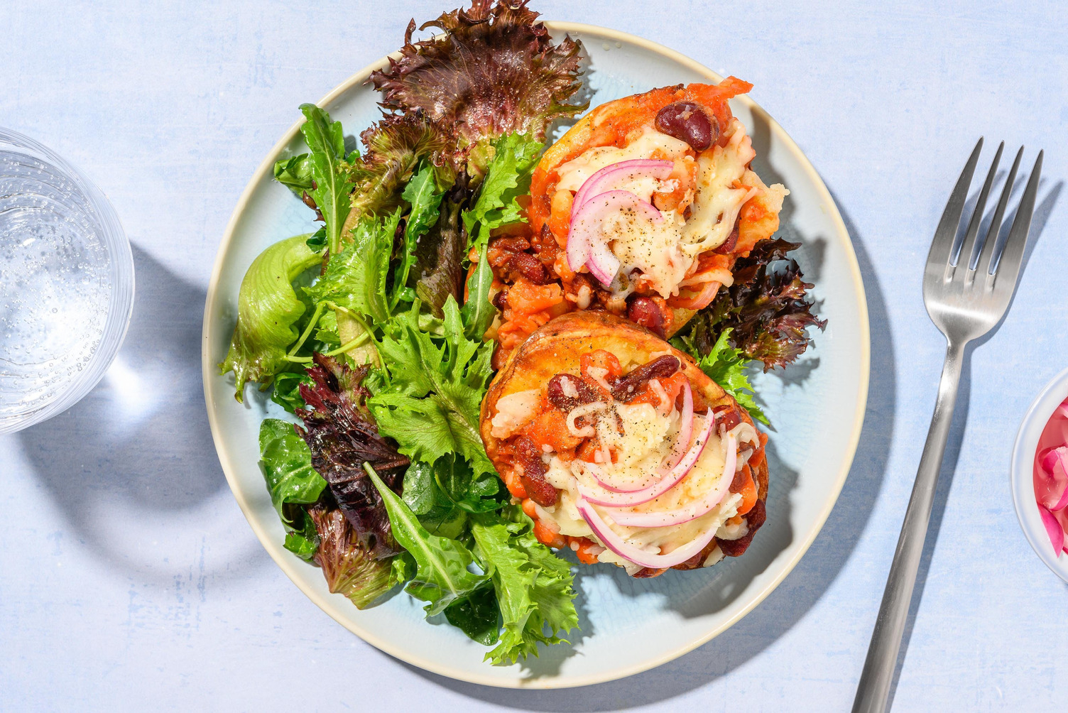 Boston Bean, Chorizo and Cheese Loaded Jacky-P