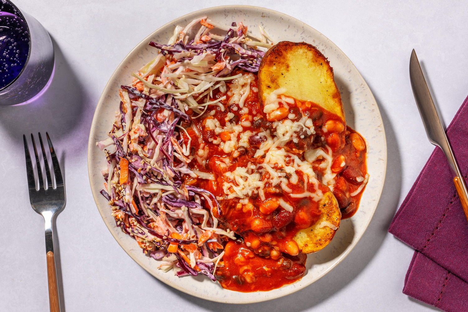 Smoky Gochujang and BBQ Bacon and Bean Jacky-P