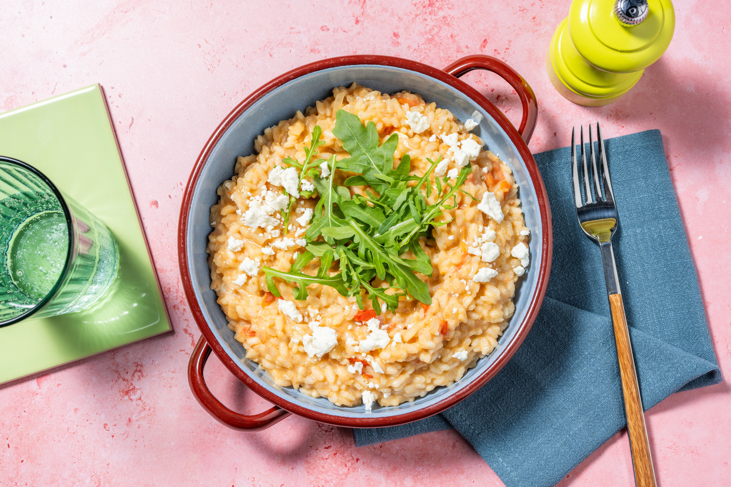Goat's Cheese and Slow Roasted Tomato Risotto