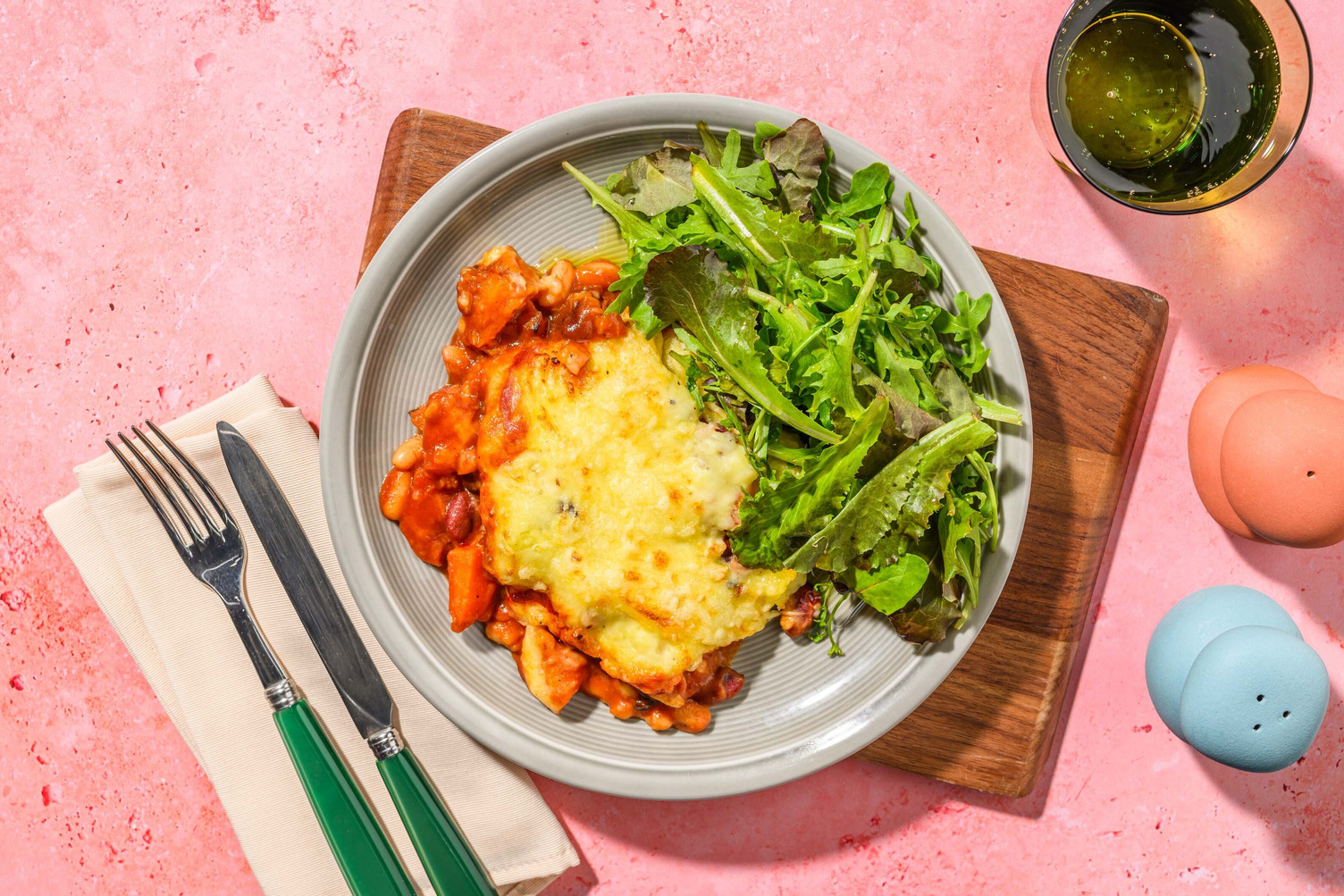 Smoky Cheesy Chorizo and Mixed Bean Pie