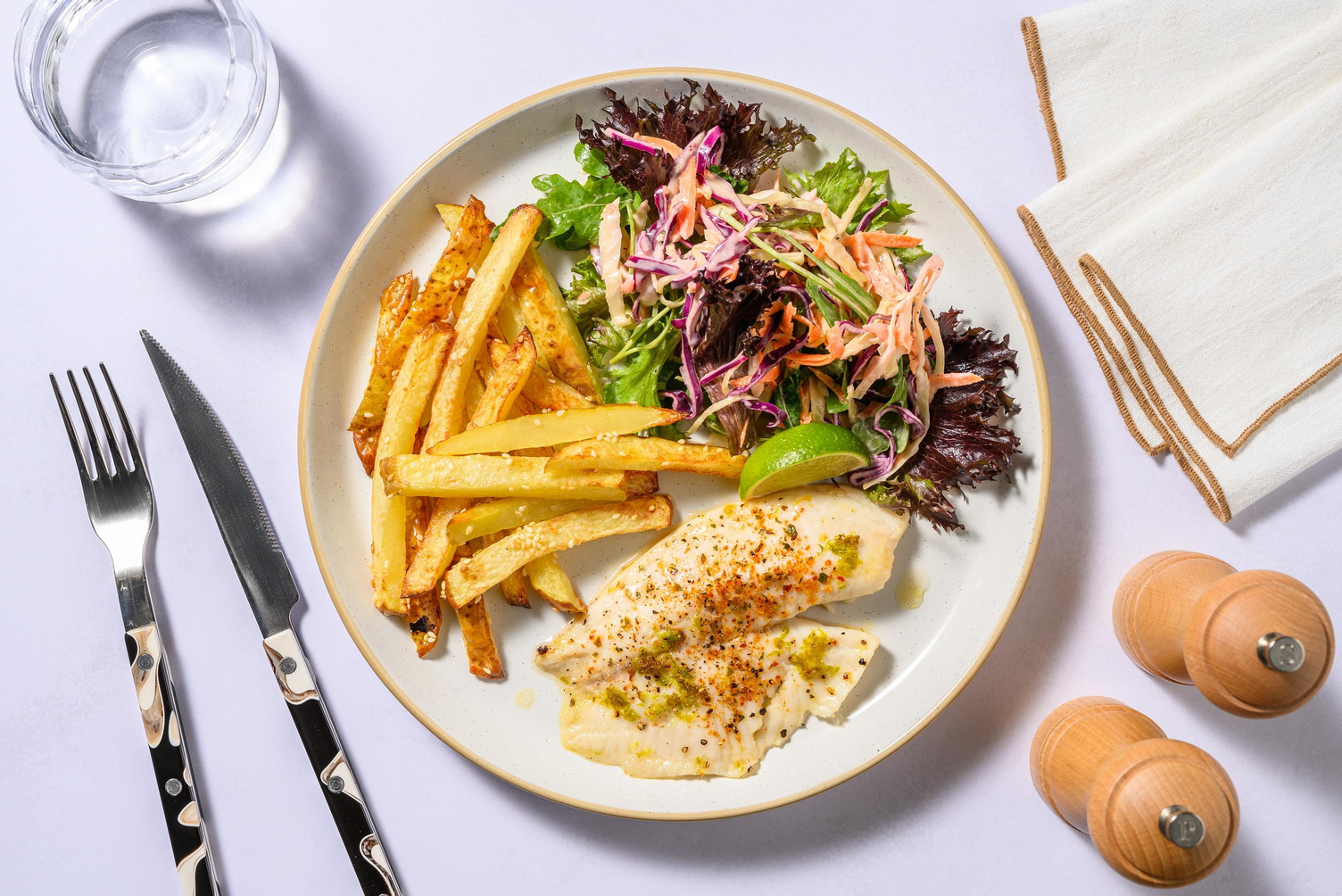 Zesty Thai Style Spiced Sea Bass