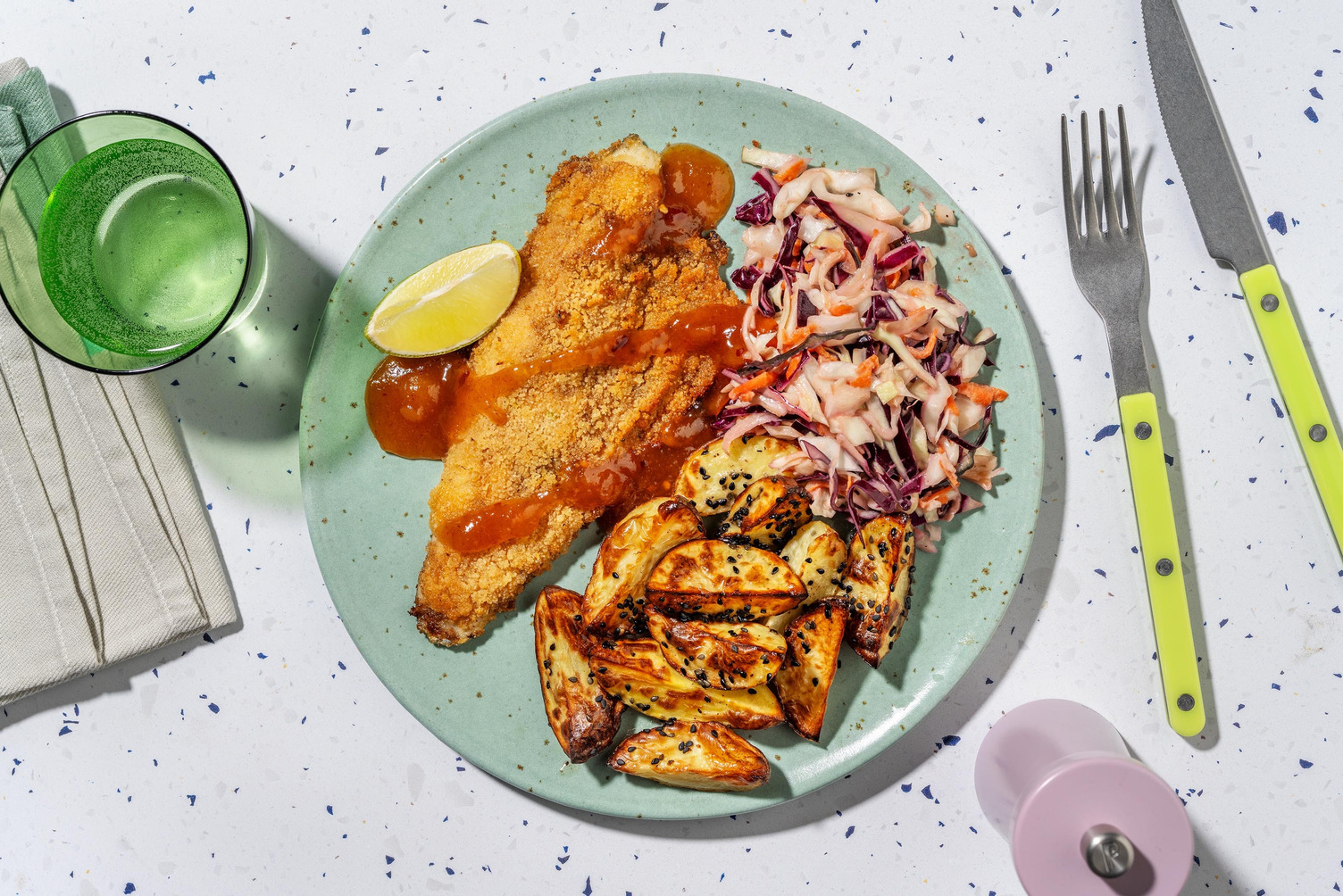 Caribbean Style Jerk Crusted Salmon