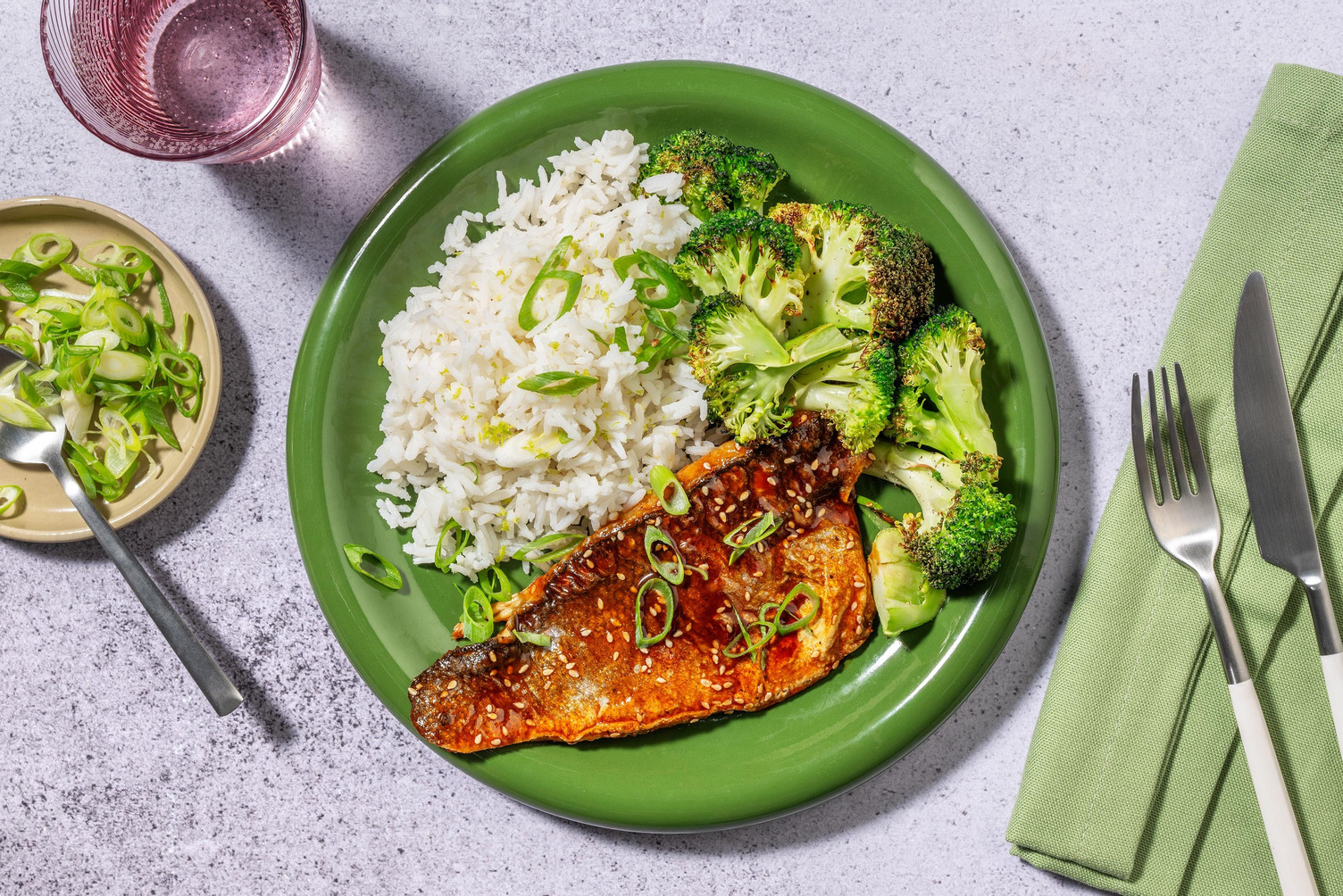 Pan-Fried Teriyaki Sea Bass