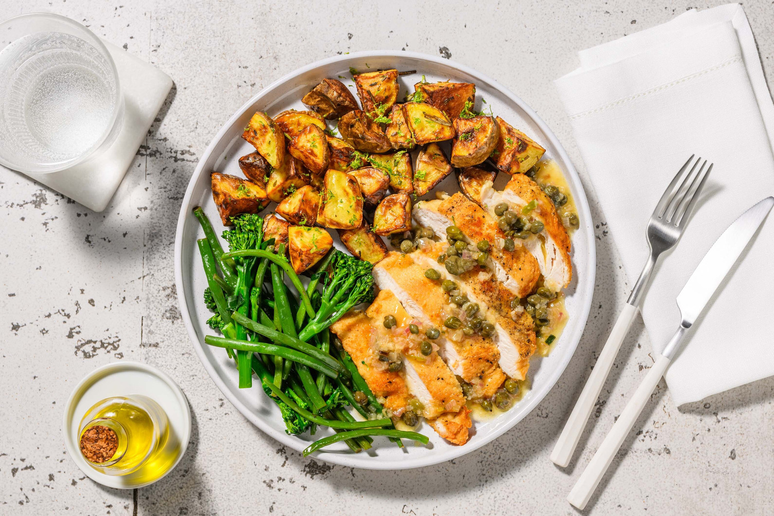 Lemon Caper Butter Chicken