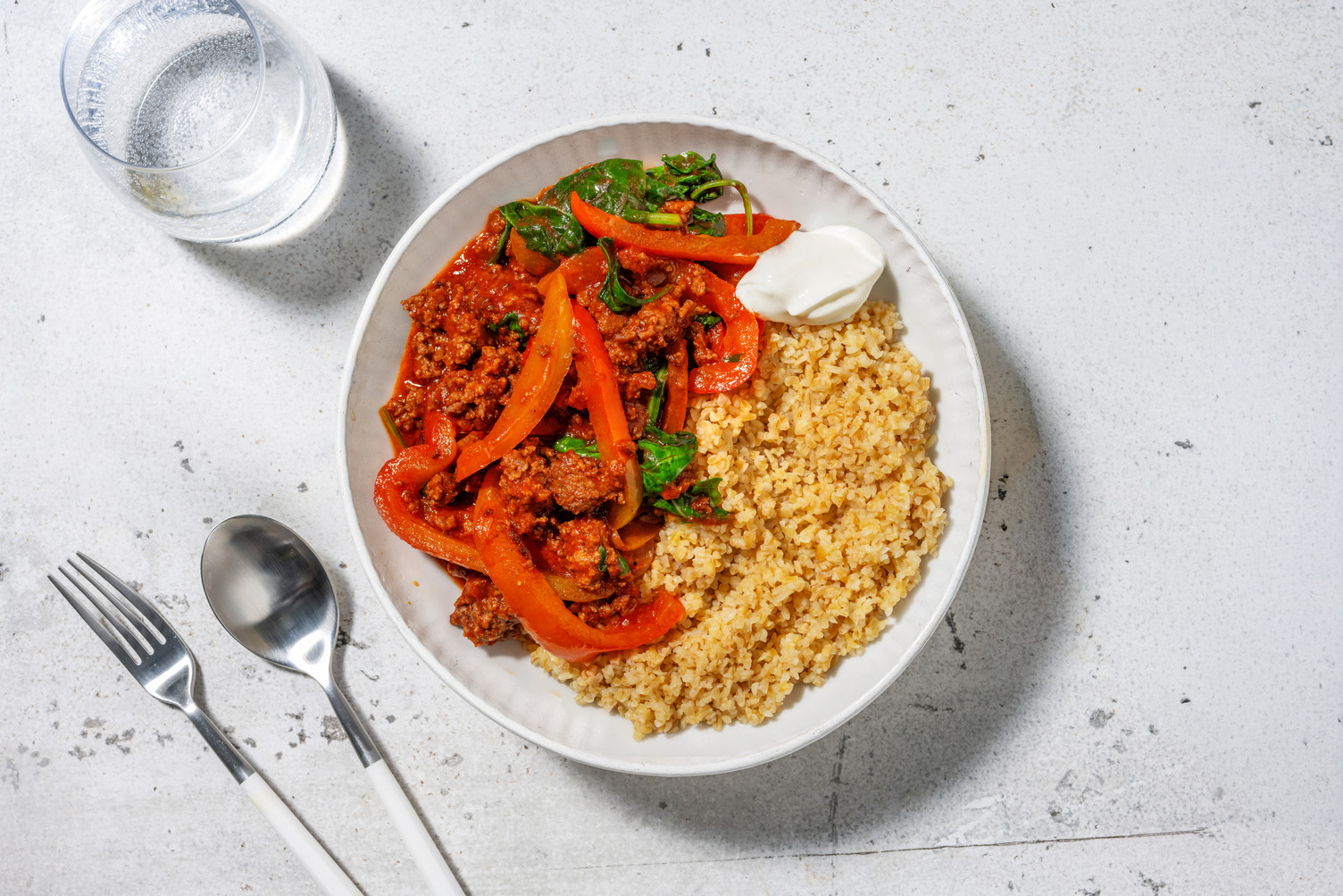 Speedy Middle Eastern Inspired Harissa Lamb