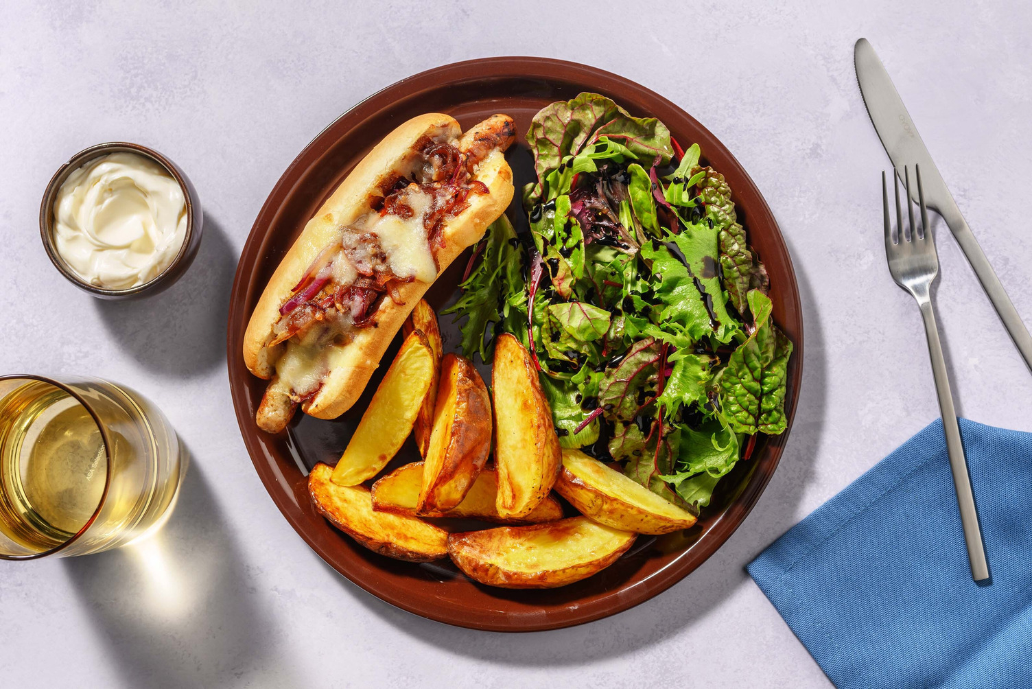 Cheesy BBQ THIS™ Isn't Pork Sausage Buns