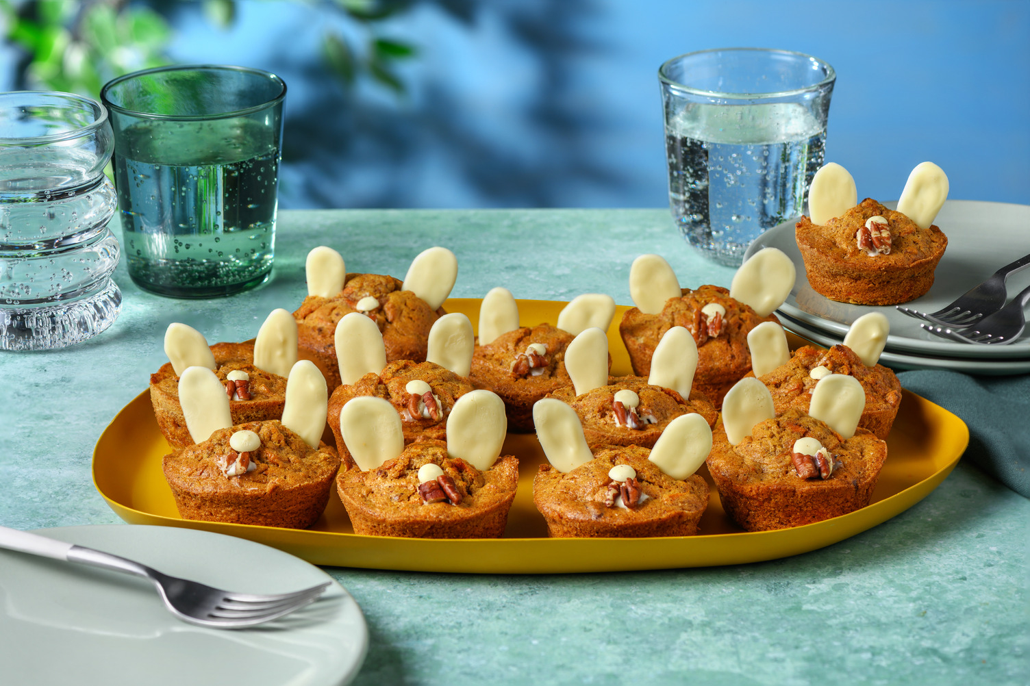 Muffins Lapins de Pâques façon carrot cake 