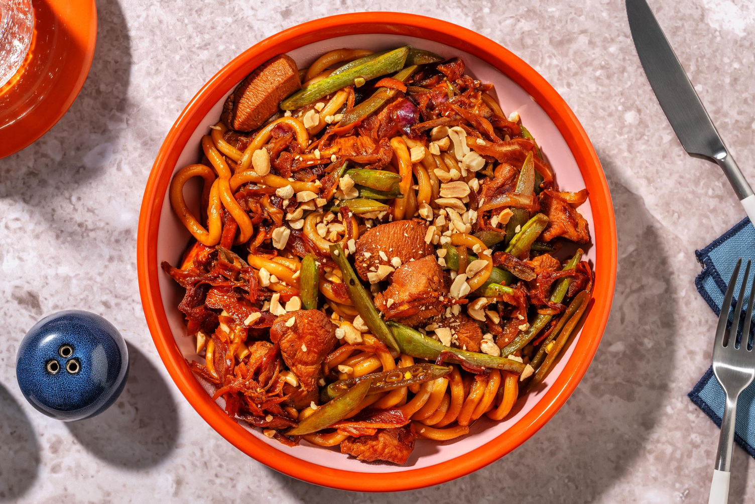 Speedy Ginger Chicken Udon