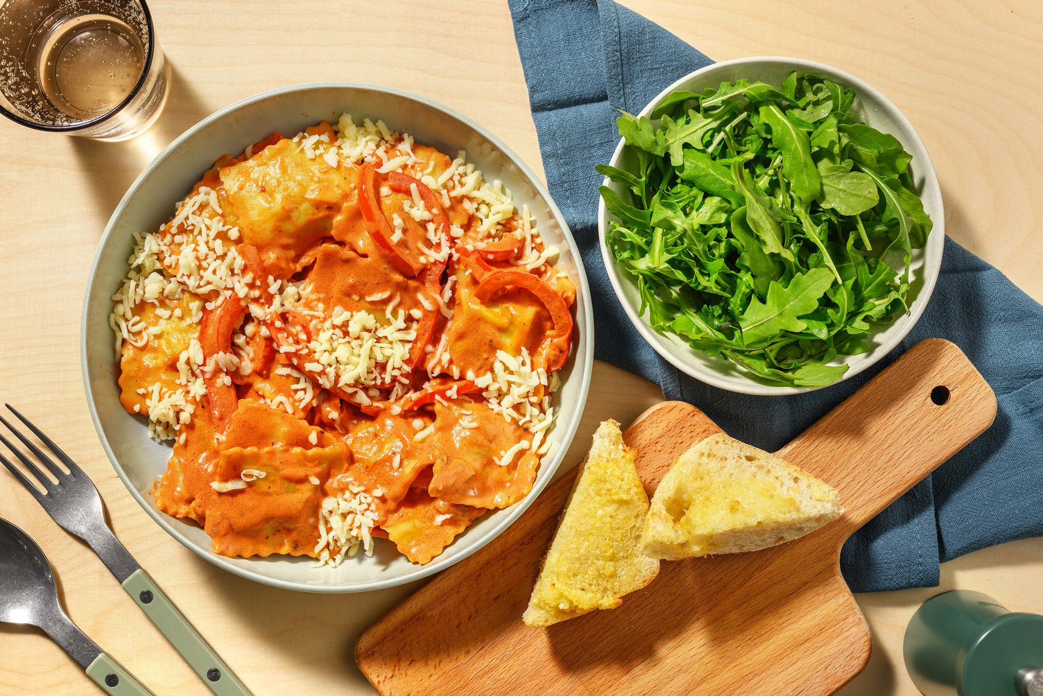 Fajita Flavours Spinach & Ricotta Ravioli