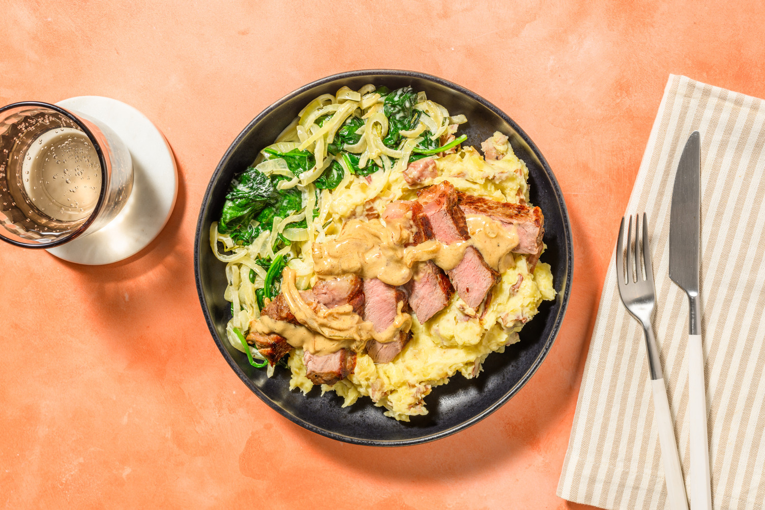 Steak & Mashed Potatoes