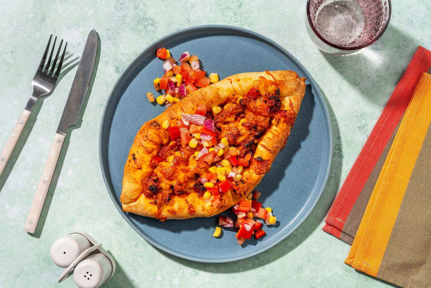 Pizzabootje met een Mexicaanse twist