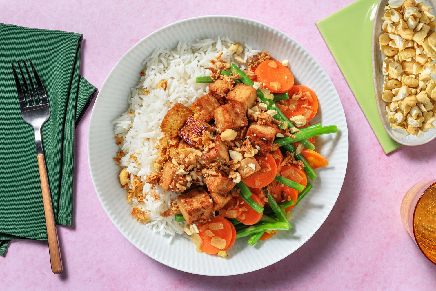 Tempeh en sauce soja douce