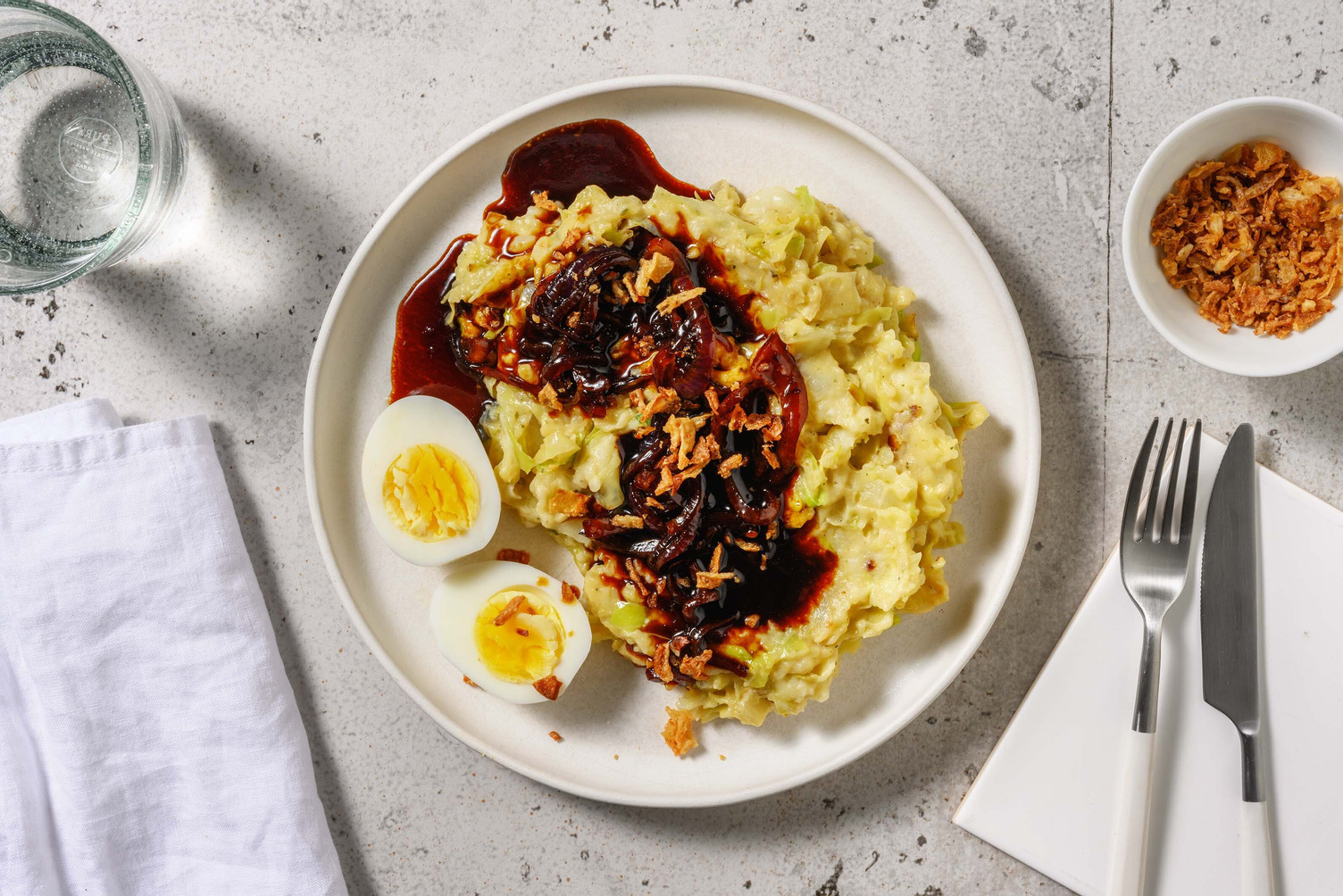 Aziatisch geïnspireerde stamppot met spitskool