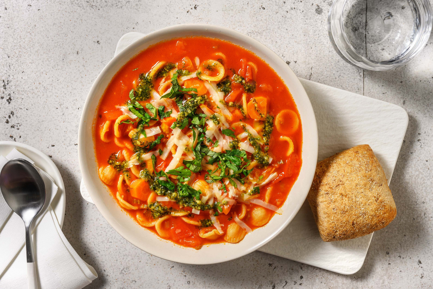 Goedgevulde minestrone