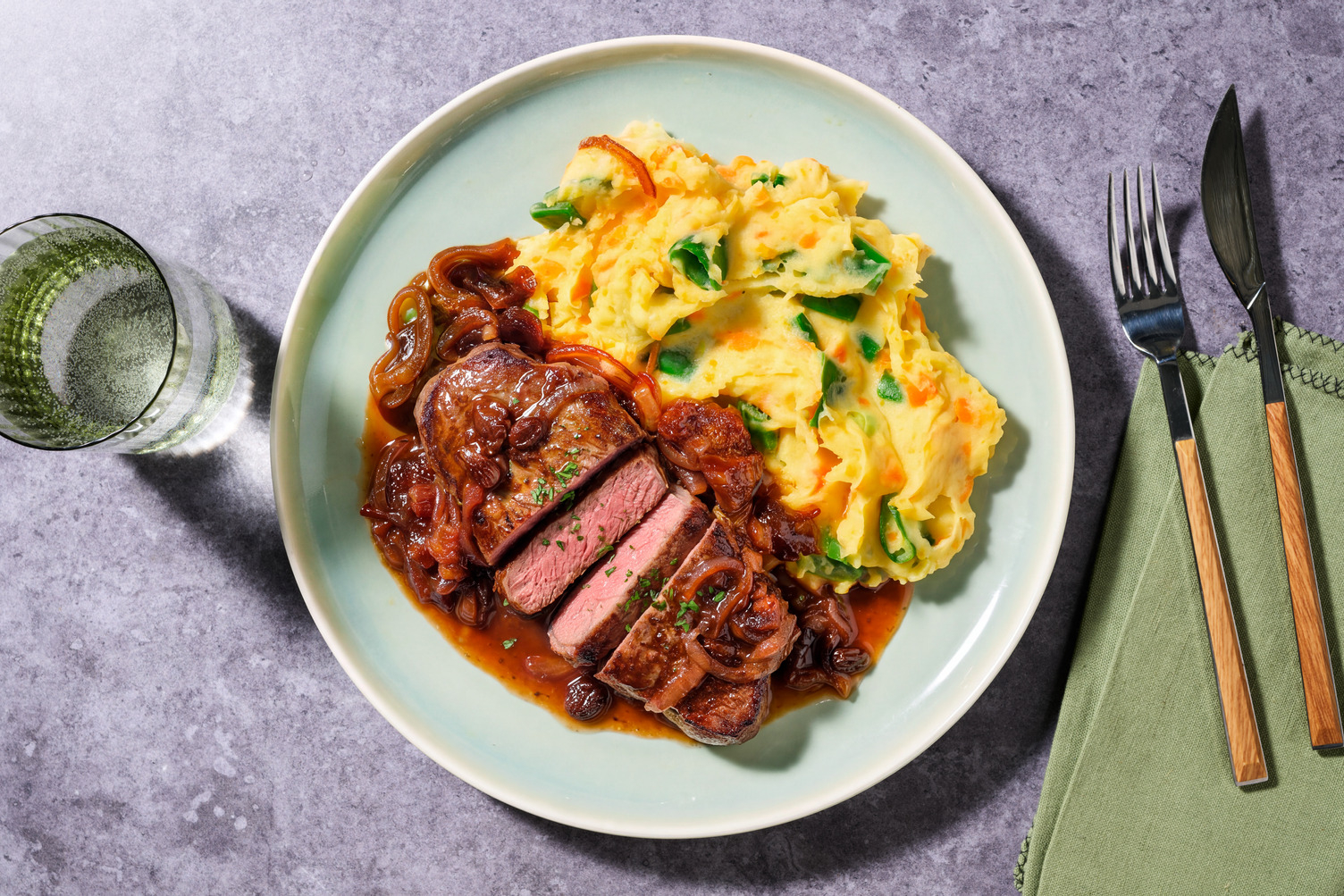 Entrecôte & stoemp