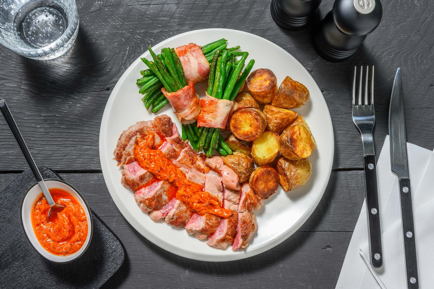 Steak en sauce choron