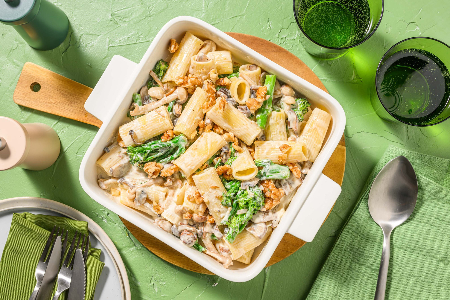 Creamy Mushroom Rigatoni