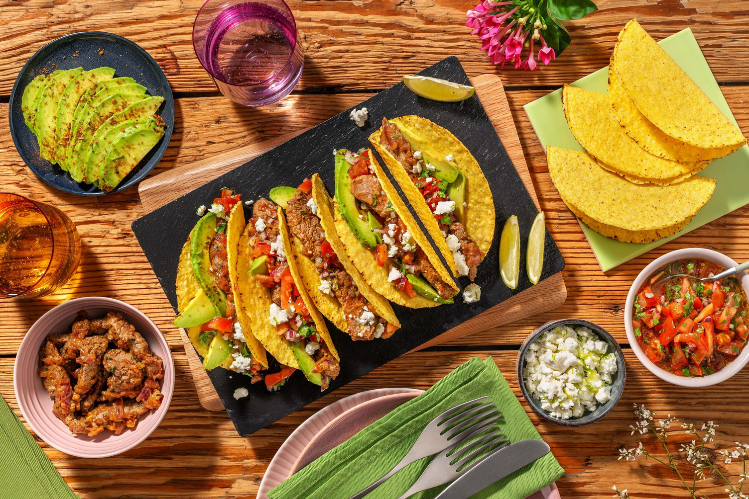 Steak Tacos with Avocado