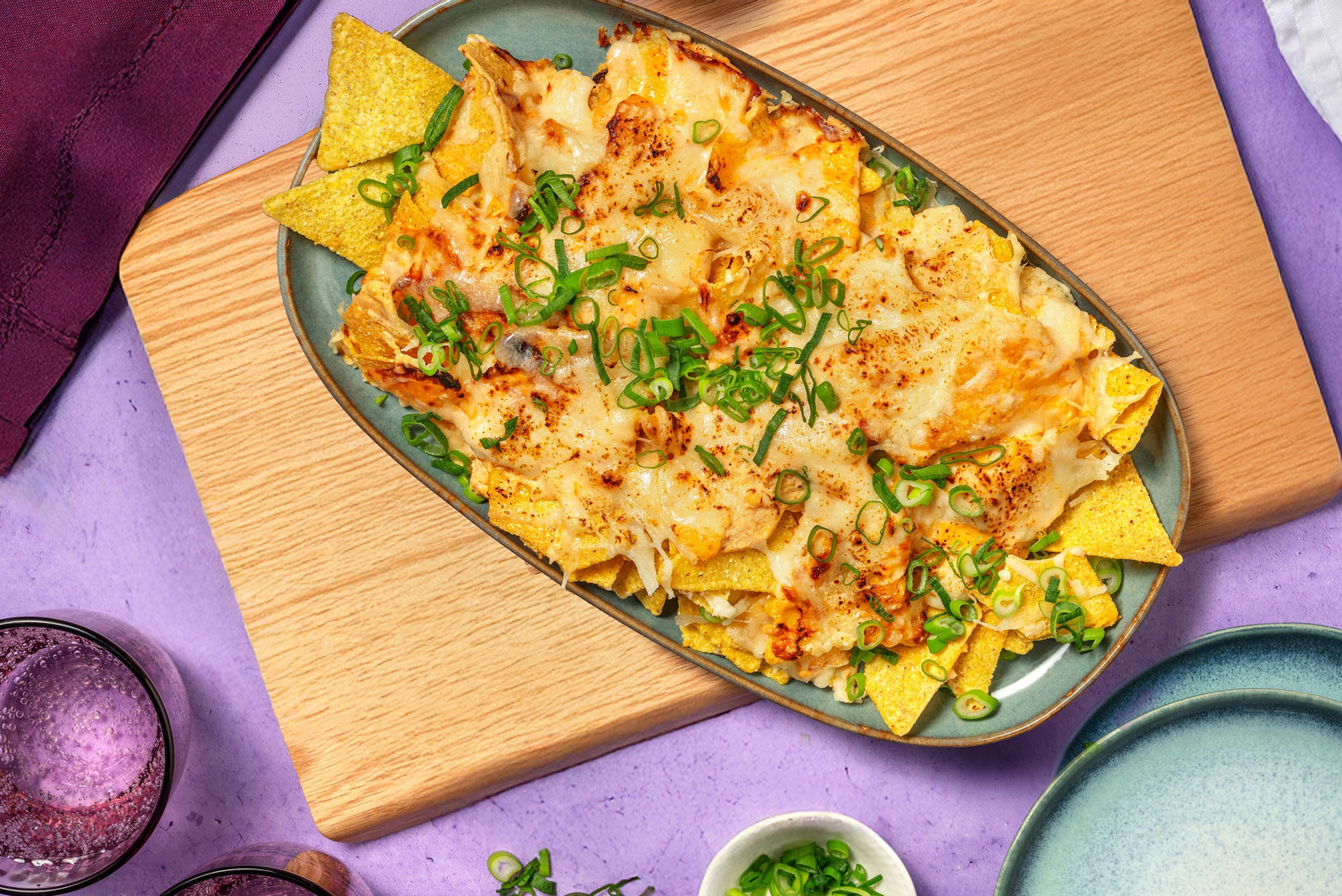 Nacho's met kaas en bosui