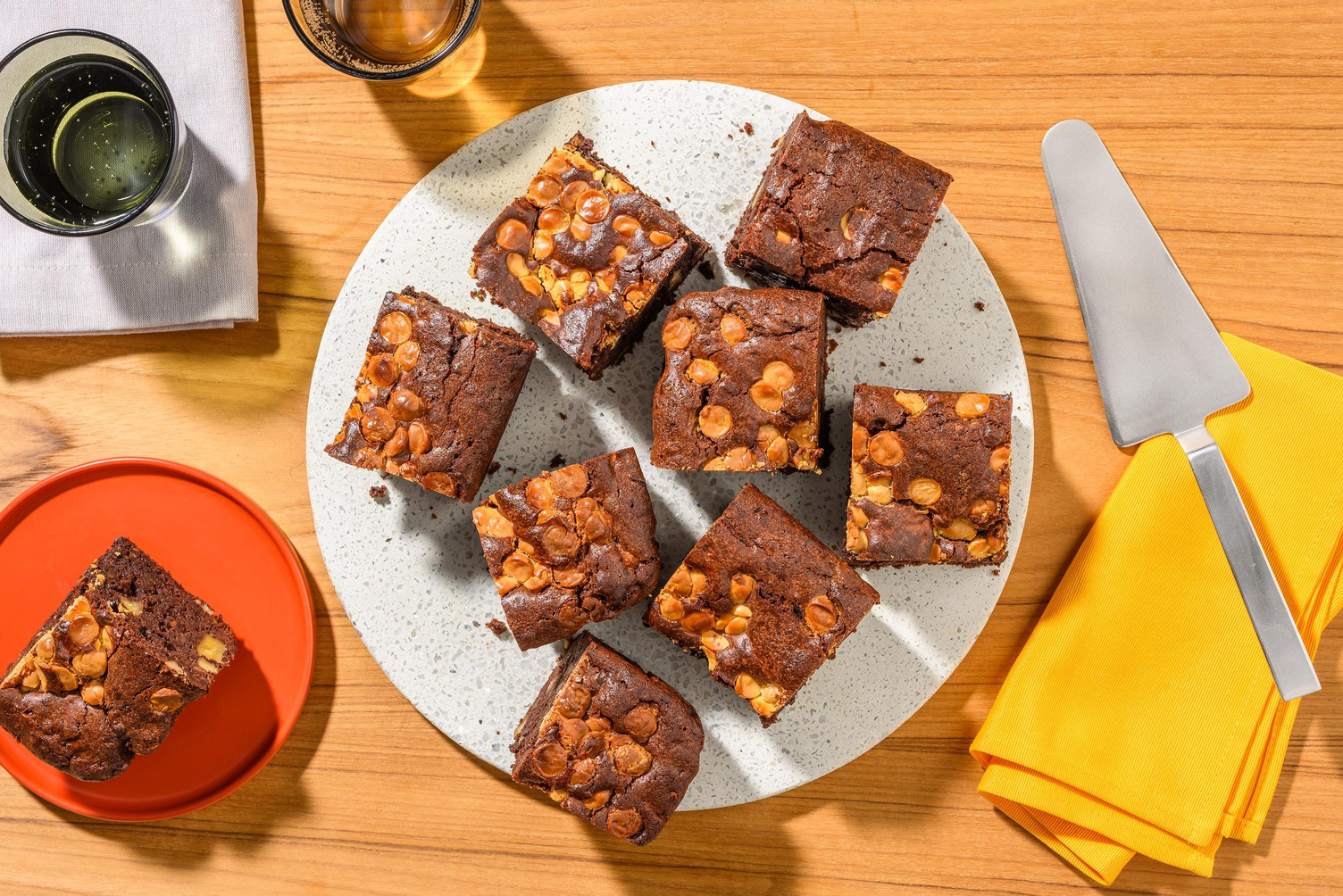 Rich chocolate brownie