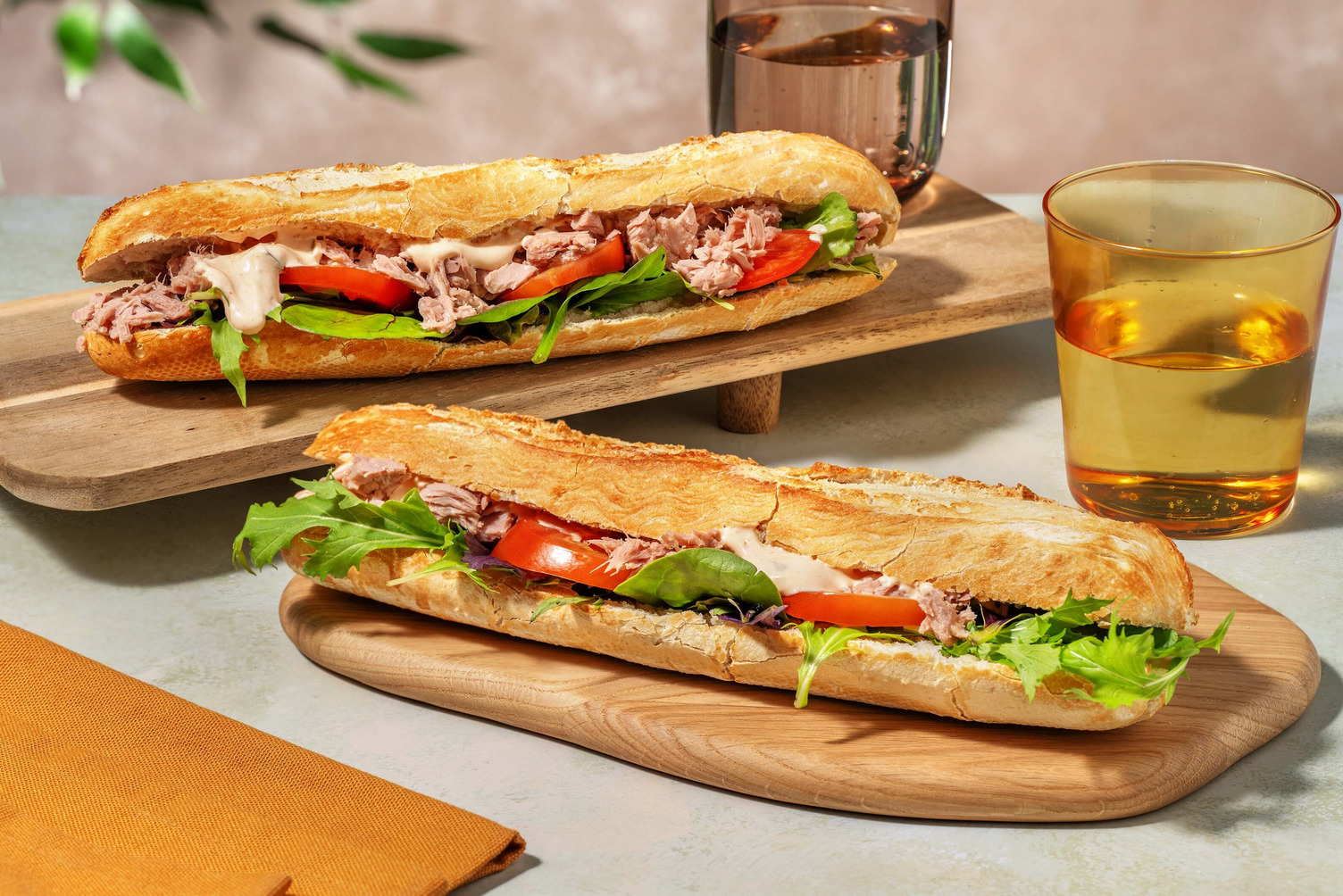 Spicy tuna sandwich