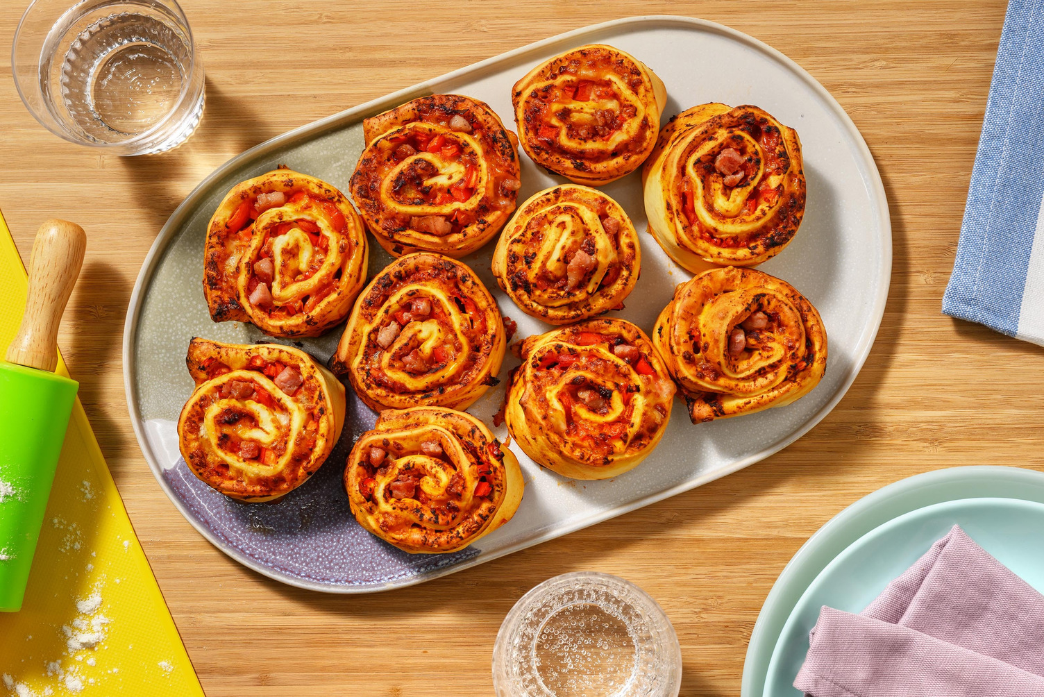 Kids lunch prep pizza rolls  |  Prep and store 