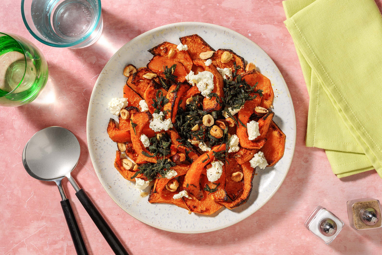 Ugnsrostad butternutpumpa