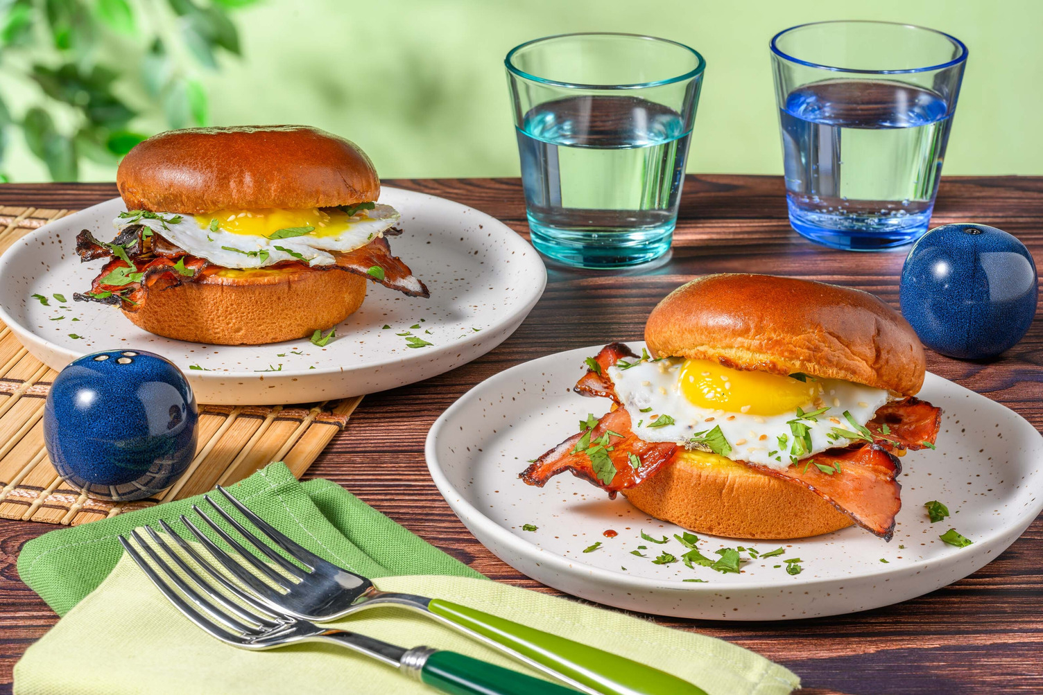 Japansk-inspireret morgenmadsbolle