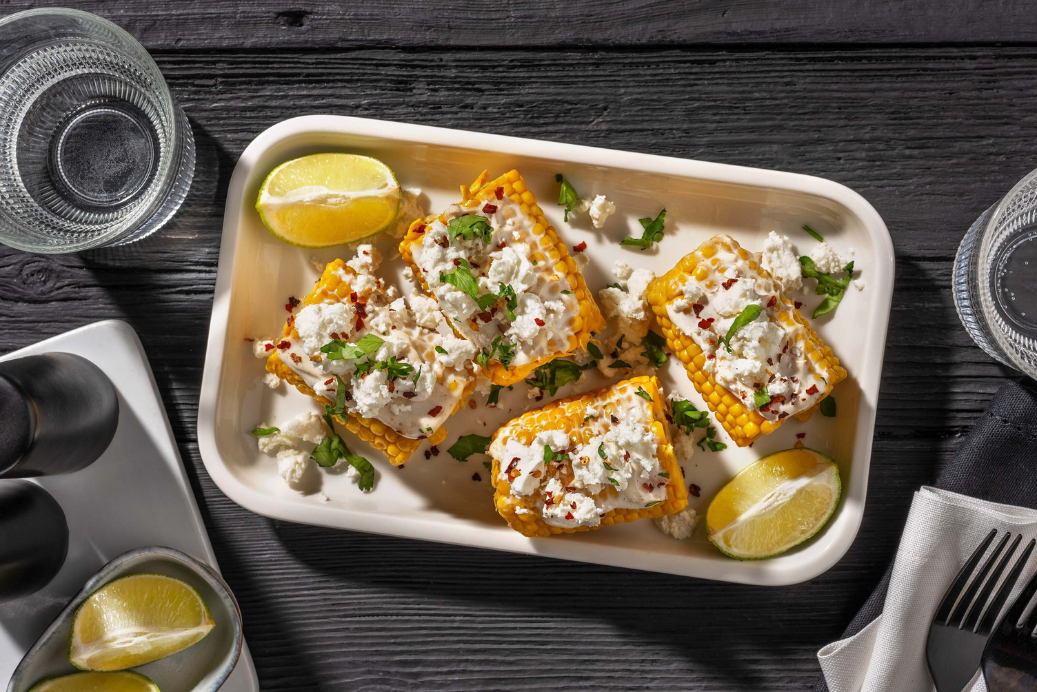 Mexicanske street-majskolbe