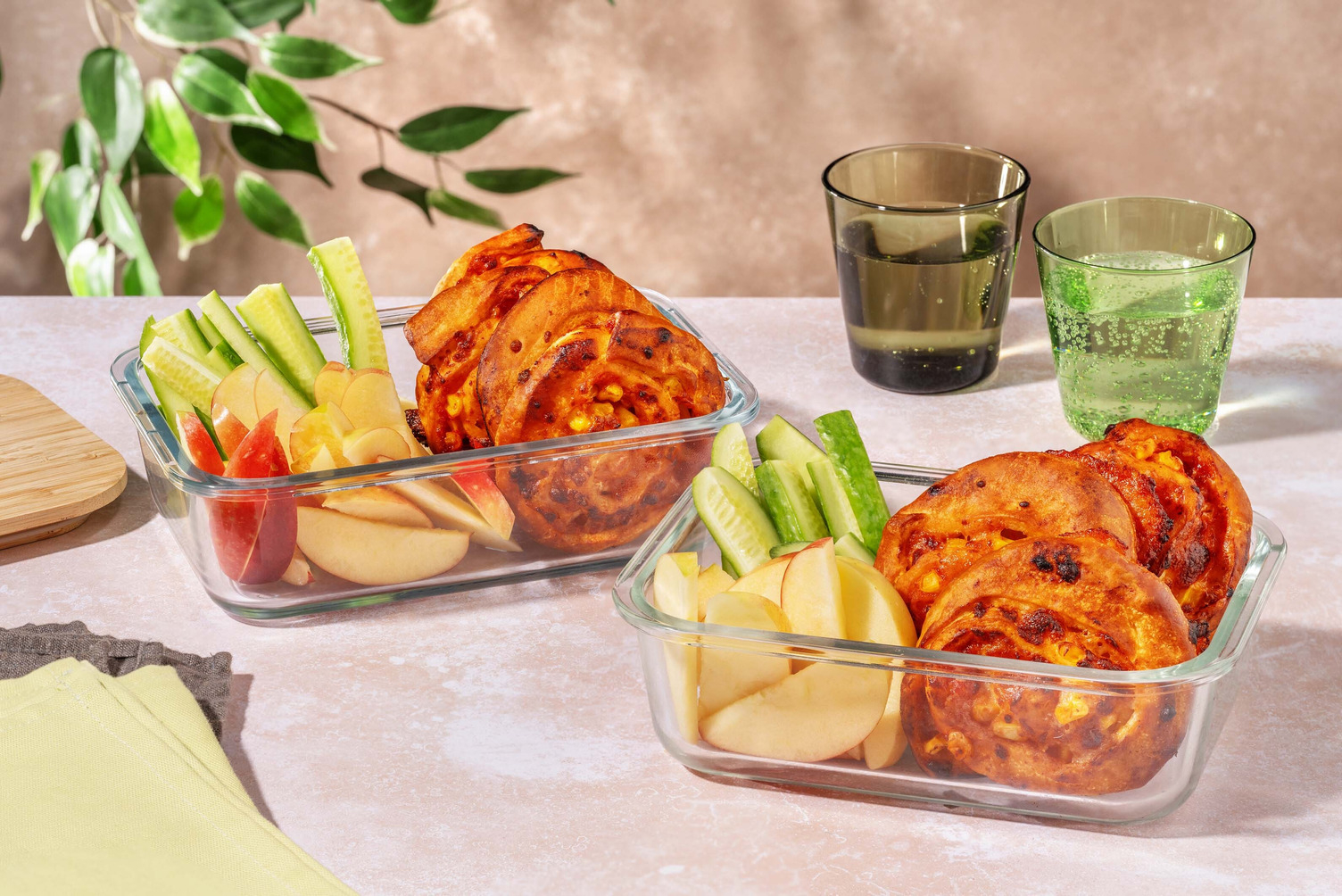 Pizza rolls kids lunch box