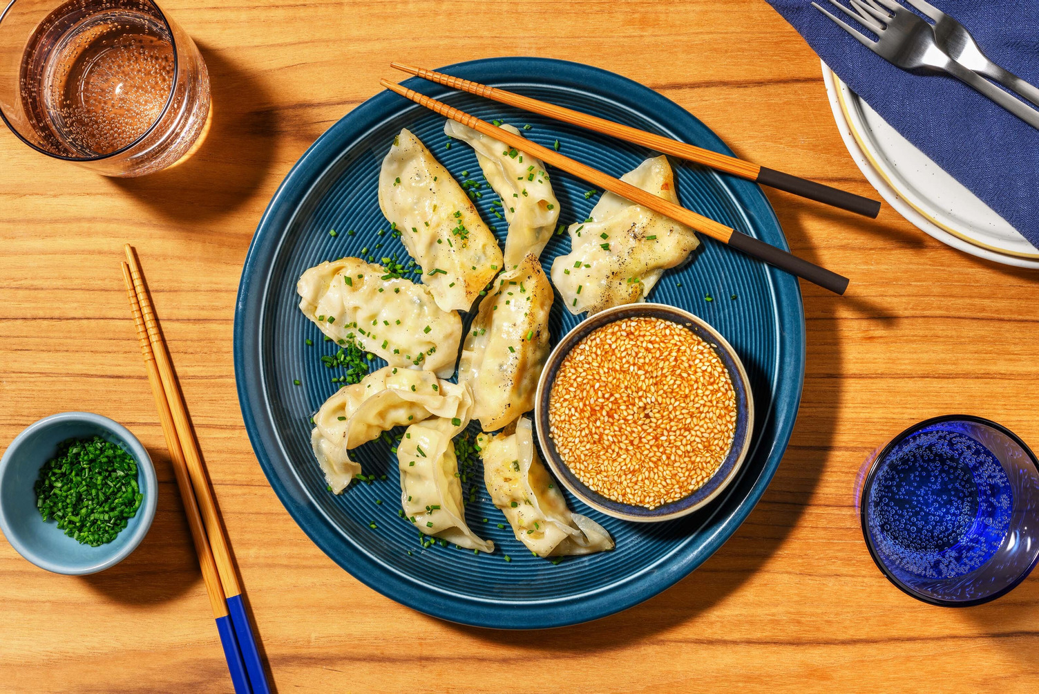 Sprø grønnsaksgyoza