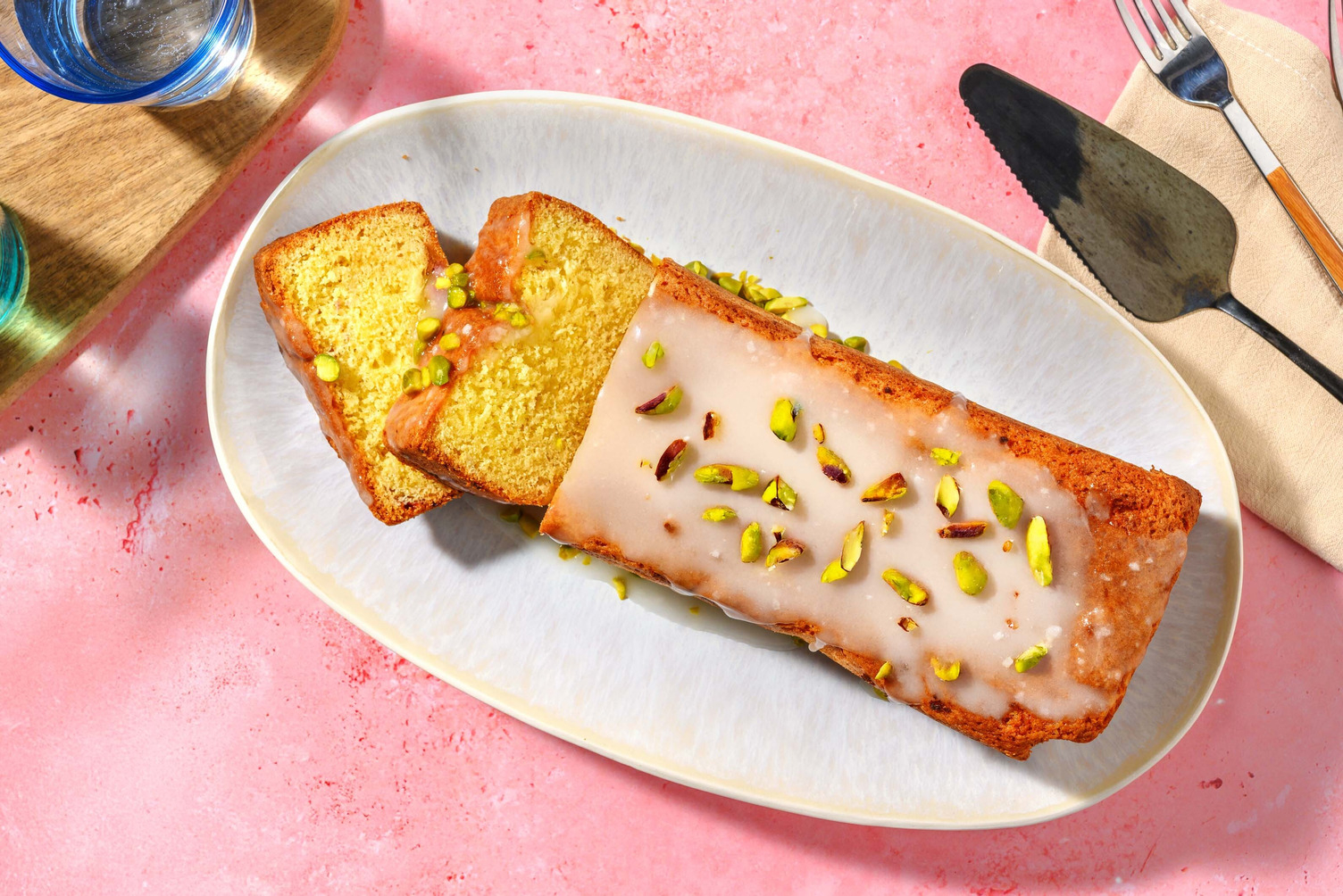 Pistache-citroencake