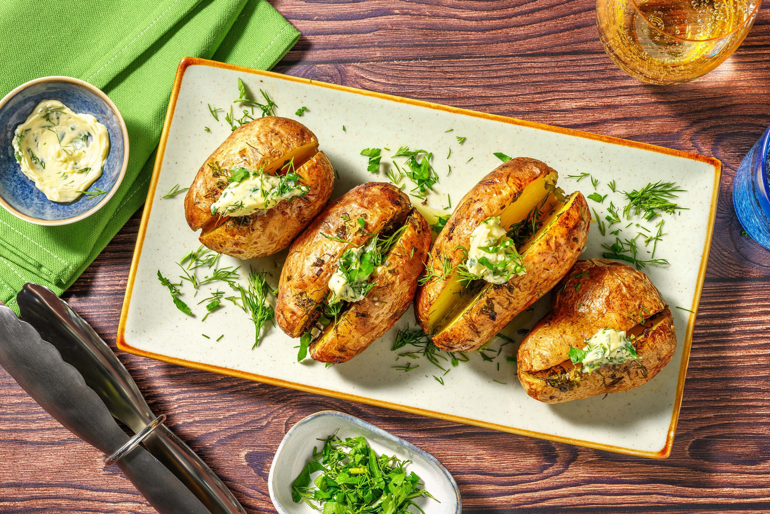 Pommes de terre en chemise 