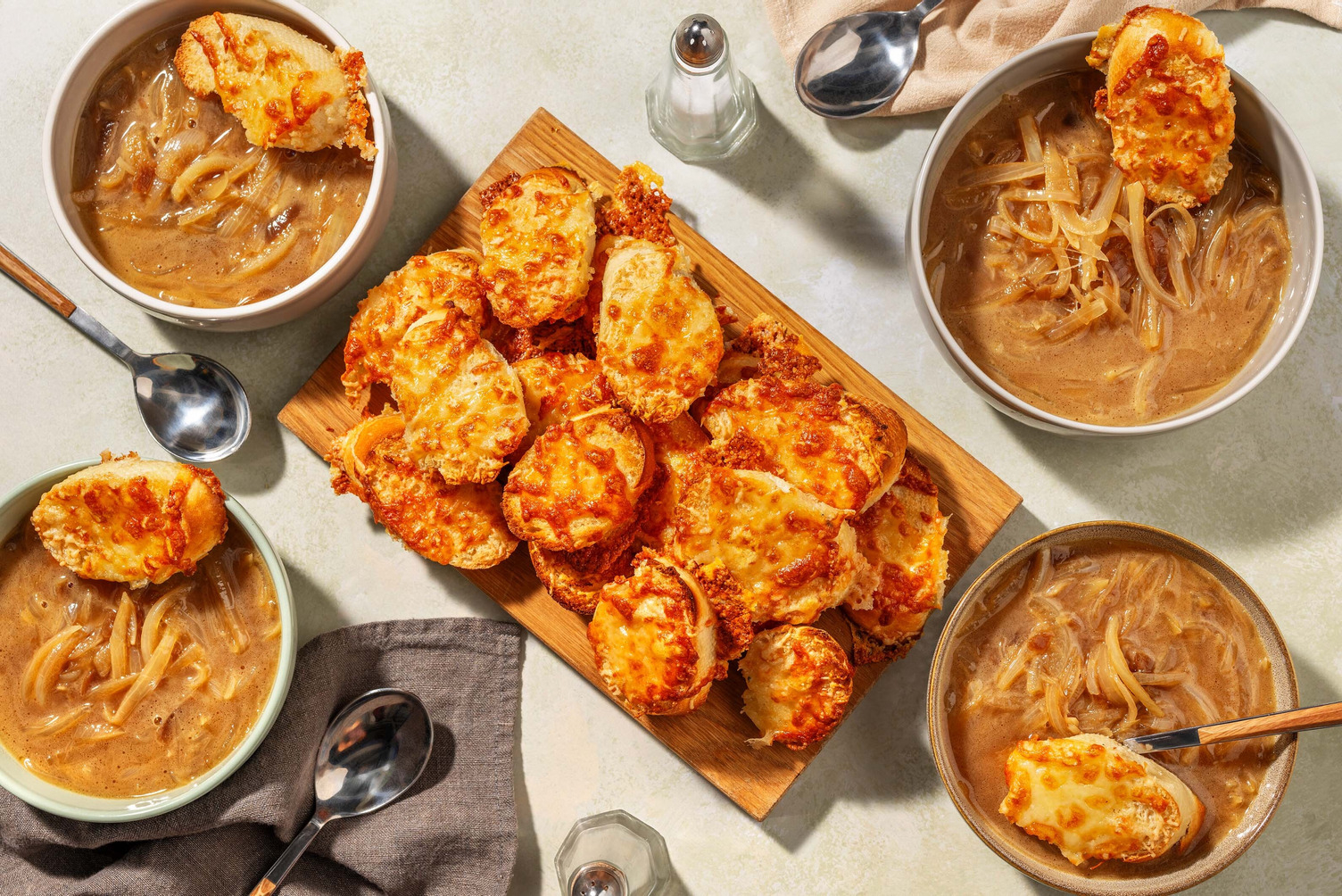 Franse stijl uiensoep