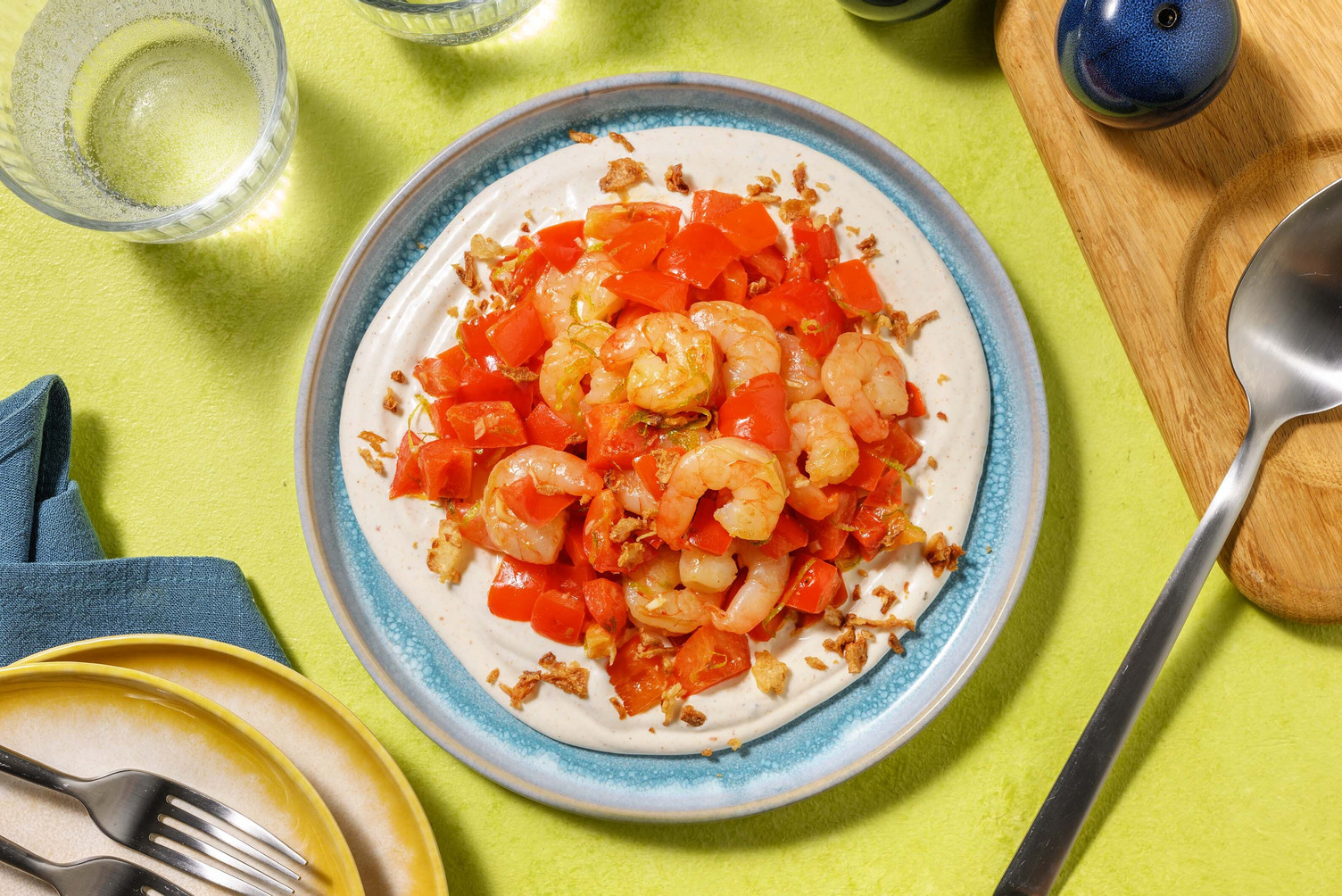 Tapas Style Creamy Cajun Prawns