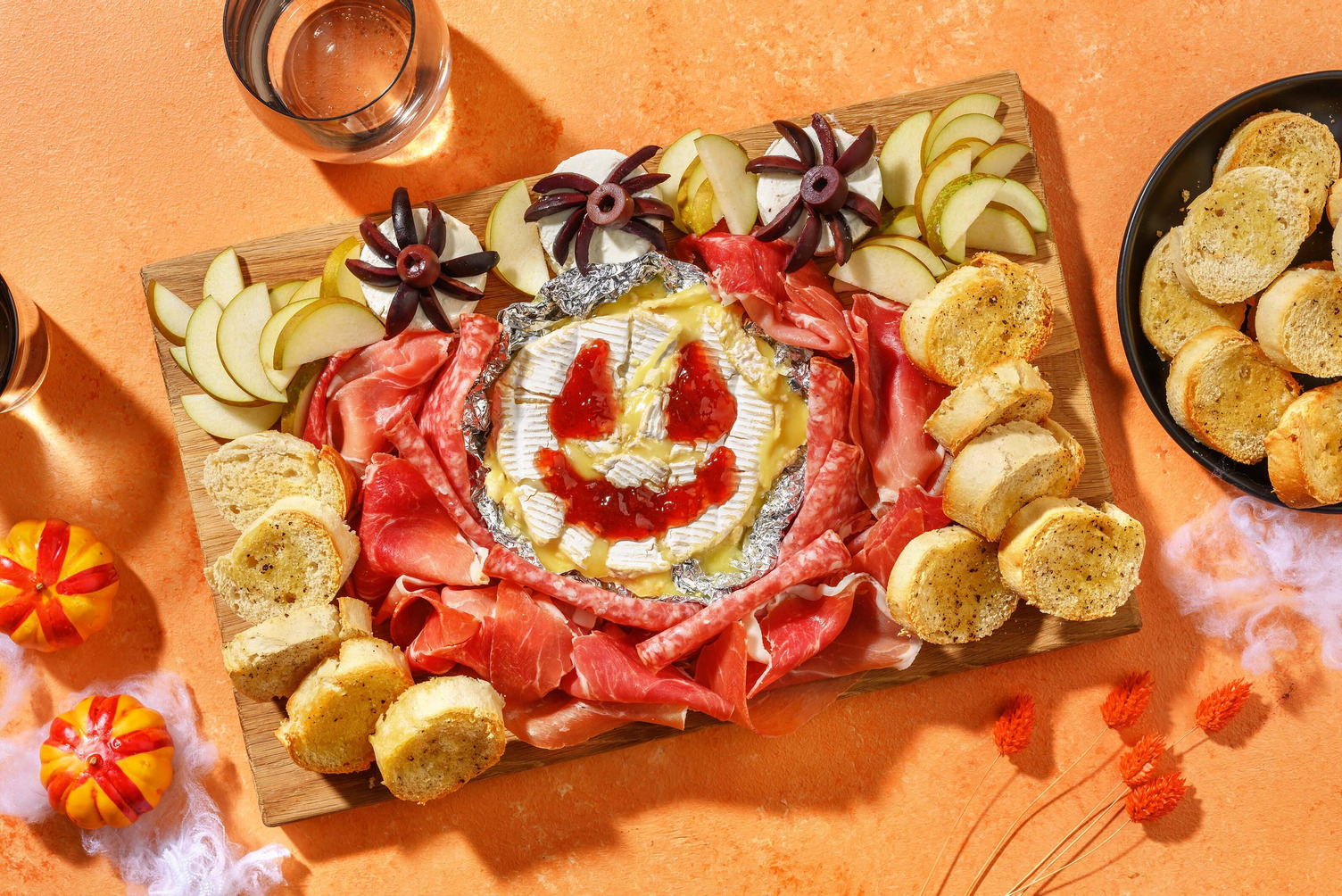 Camembert Ghoul's Scare-Cuterie Board